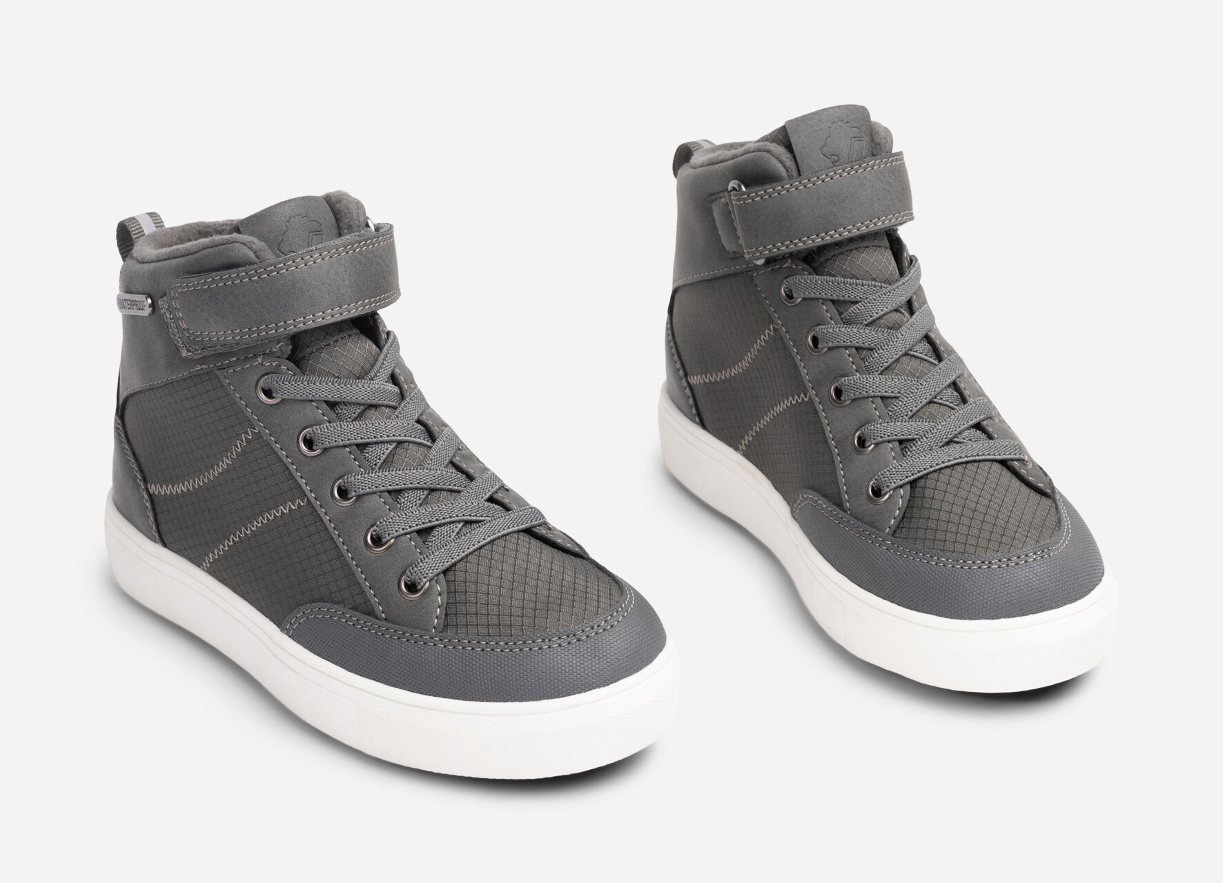 LEJON, Fleeceforet høy sneakers waterproof Grå