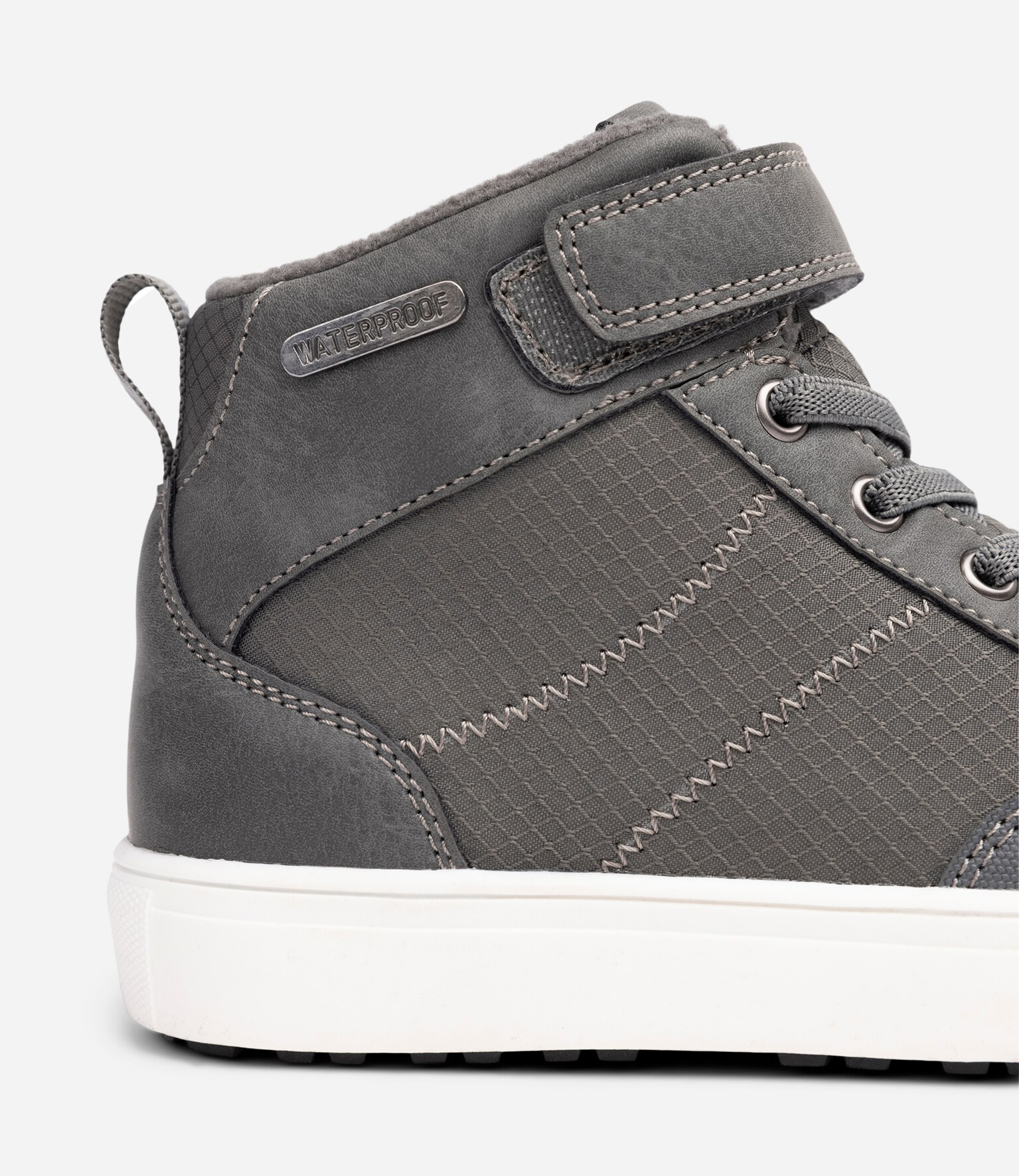LEJON, Fleeceforet høy sneakers waterproof Grå