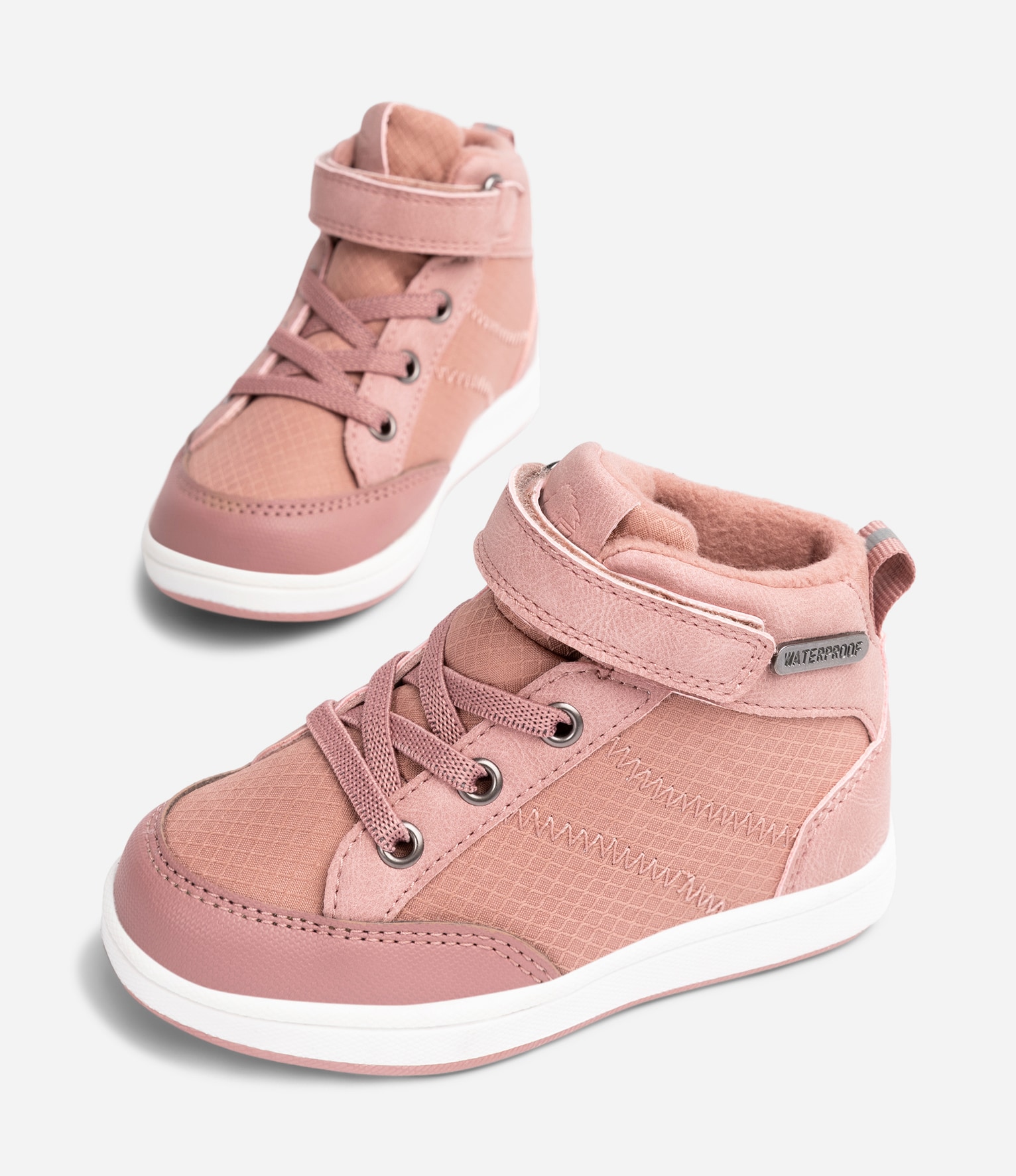 LEJON-TEX, Fleeceforet høy sneakers waterproof Rosa