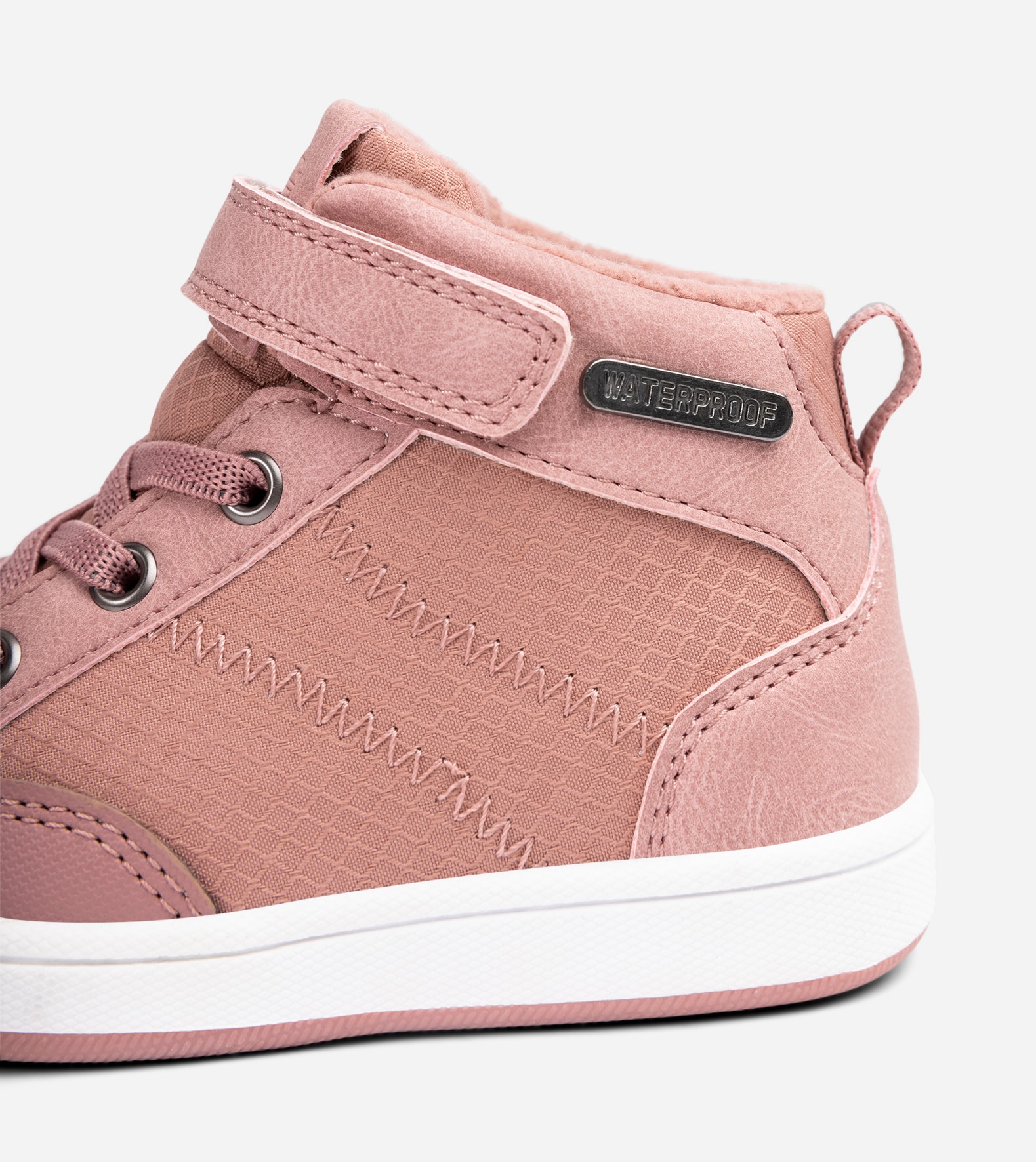 LEJON-TEX, Fleeceforet høy sneakers waterproof Rosa