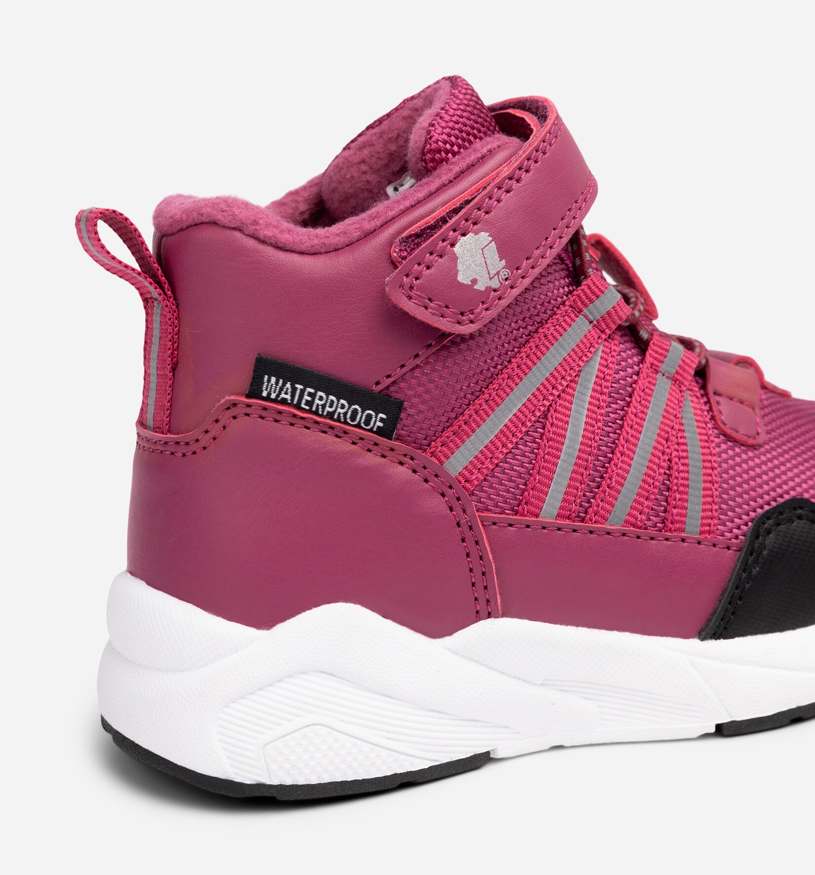 LEJON, Fleeceforet høy sneakers waterproof Rosa