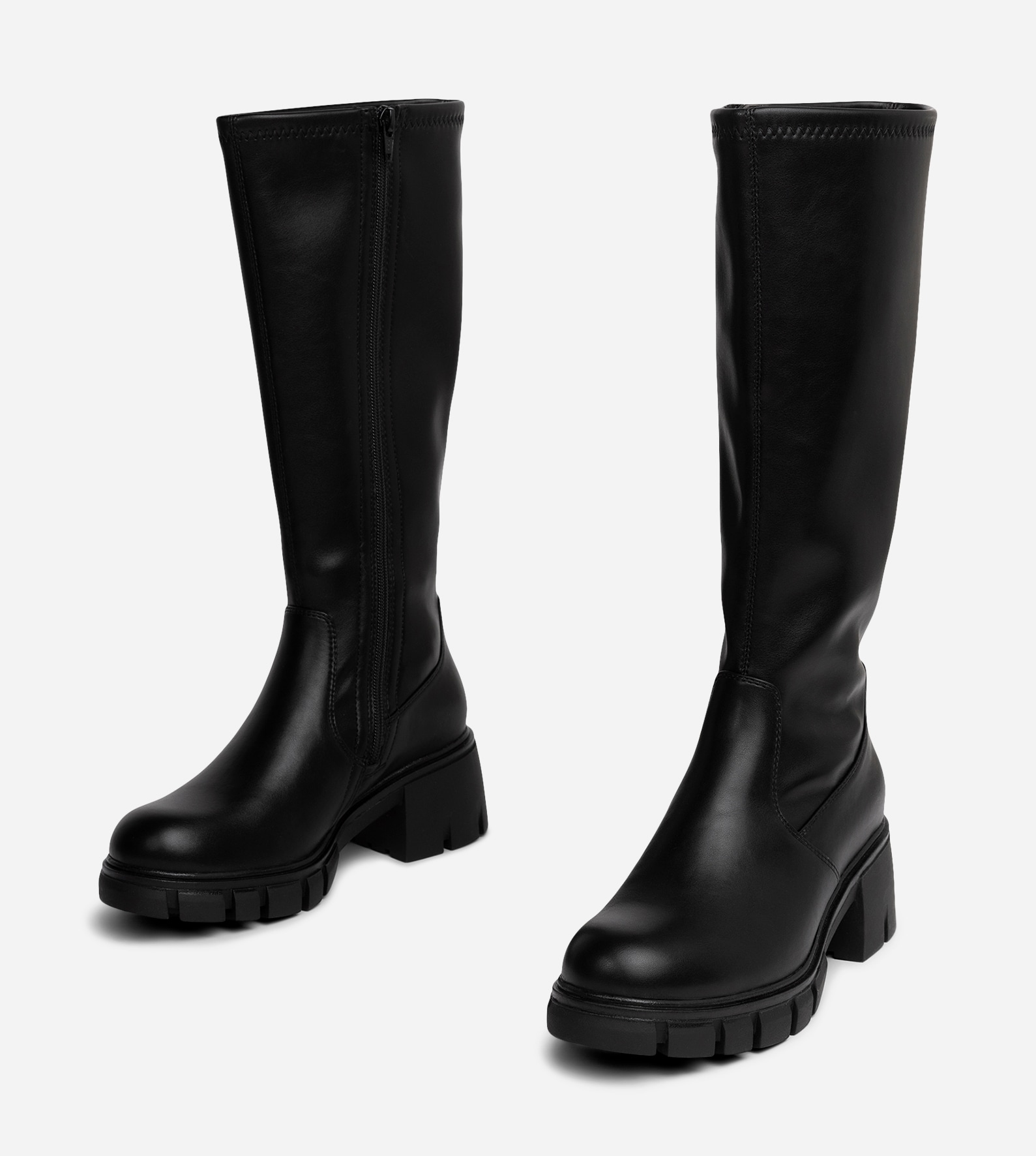 VOX, Støvlett med stretchskaft Sort