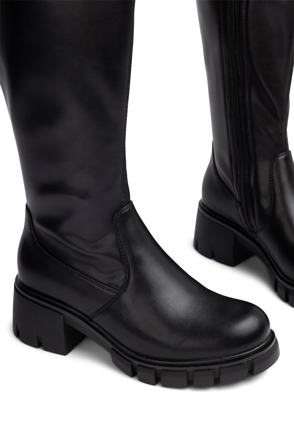 VOX, Støvlett med stretchskaft Sort