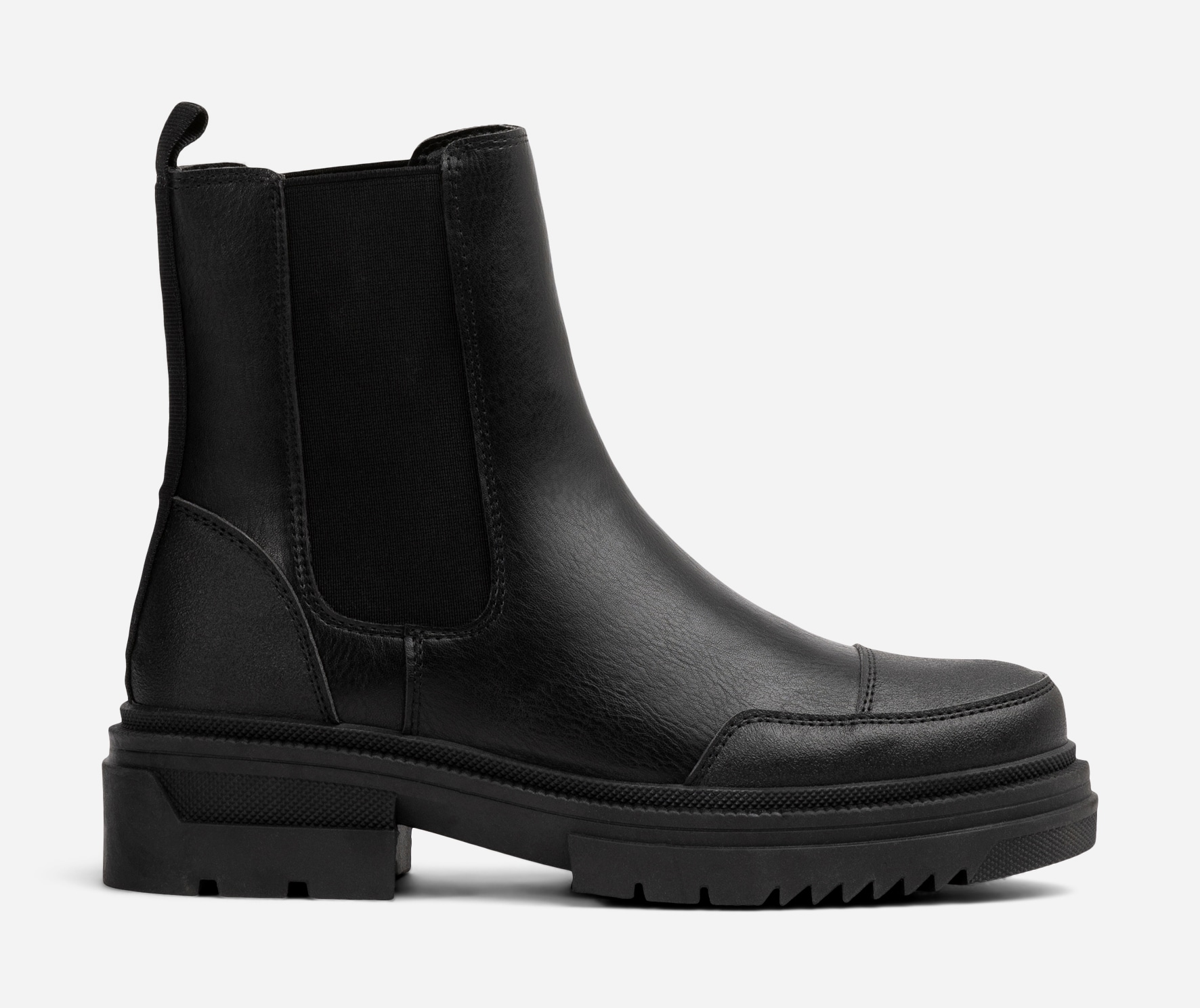 ALLEY, Varmforet chelseaboots Sort
