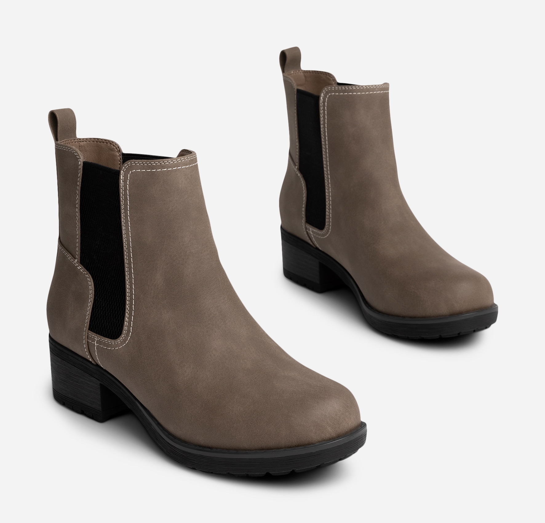 CLOU COMFORT, Varmforet boots Beige