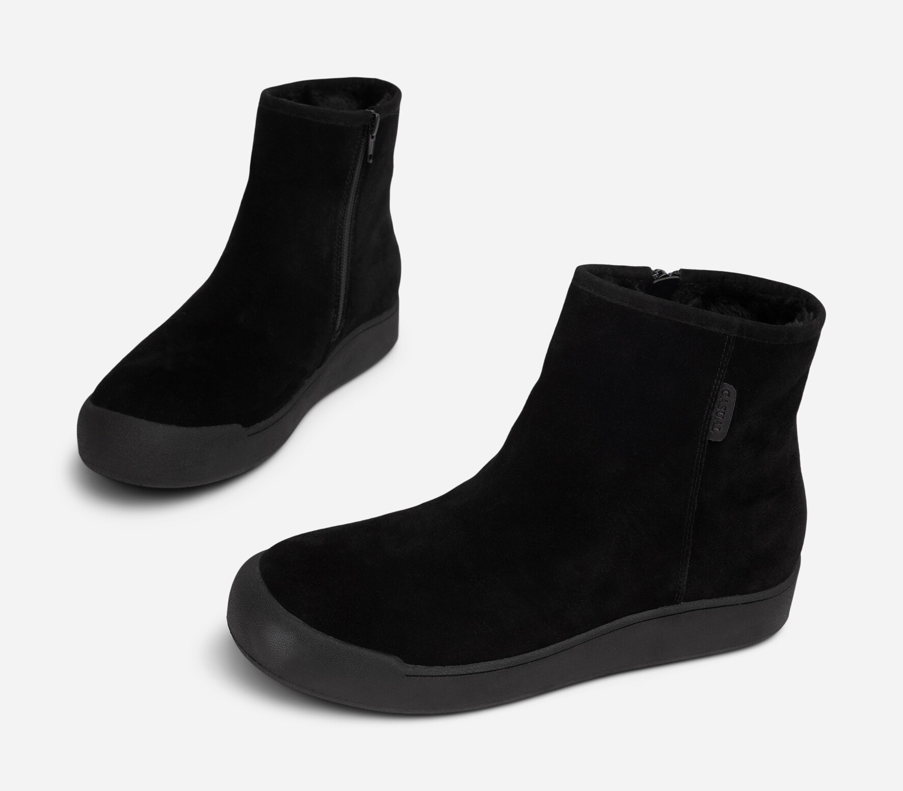 ALLEY, Varmforet boots Sort