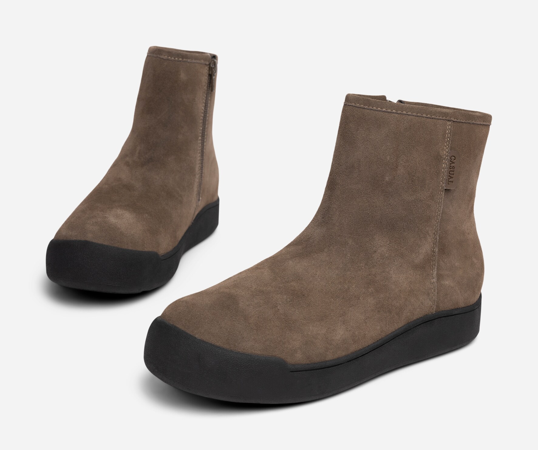 ALLEY, Varmforet boots Beige