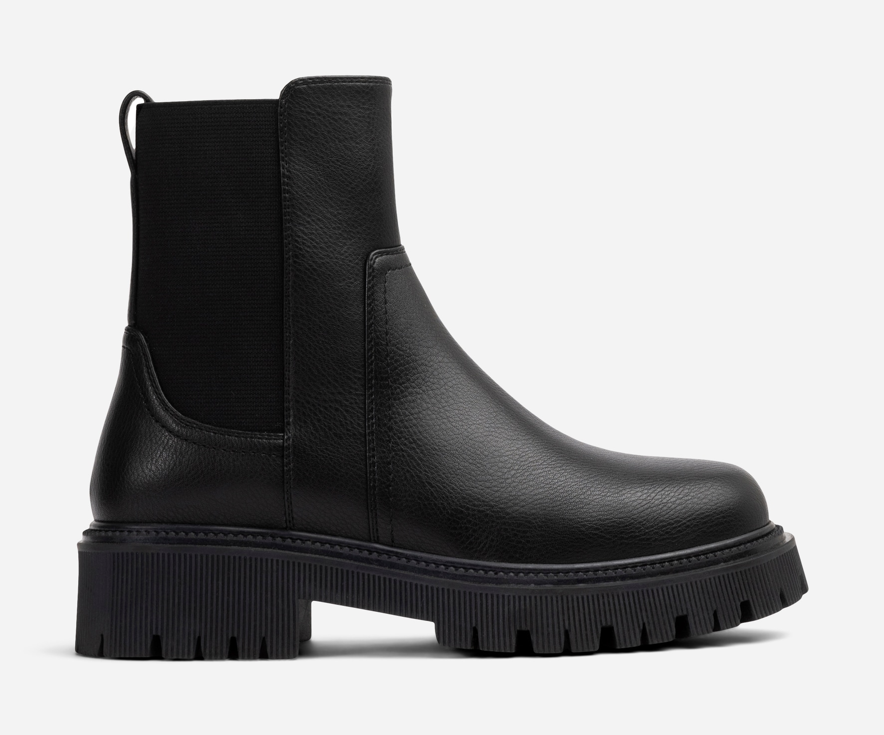ALLEY, Varmforet chelseaboots Sort