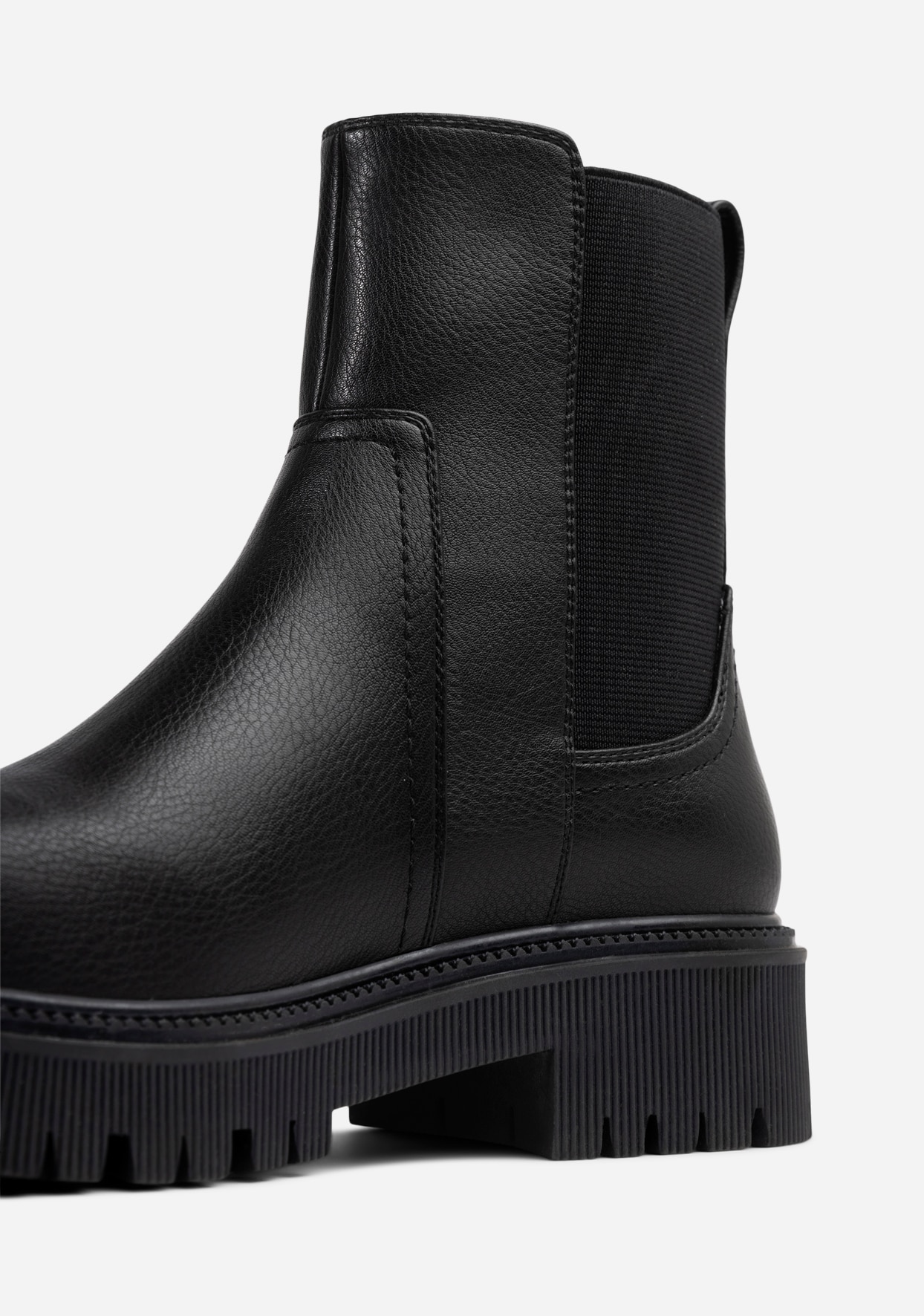 ALLEY, Varmforet chelseaboots Sort