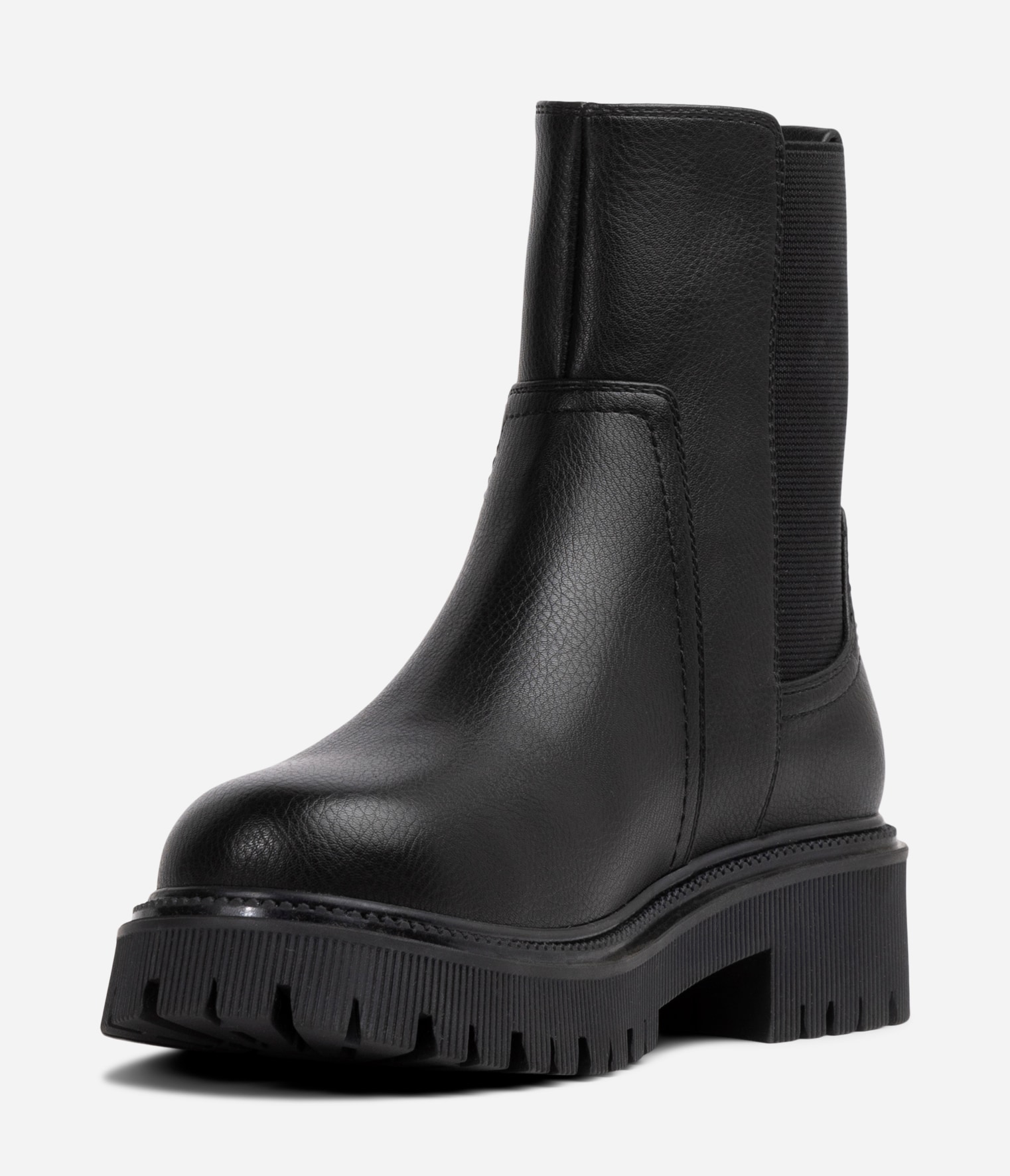 ALLEY, Varmforet chelseaboots Sort