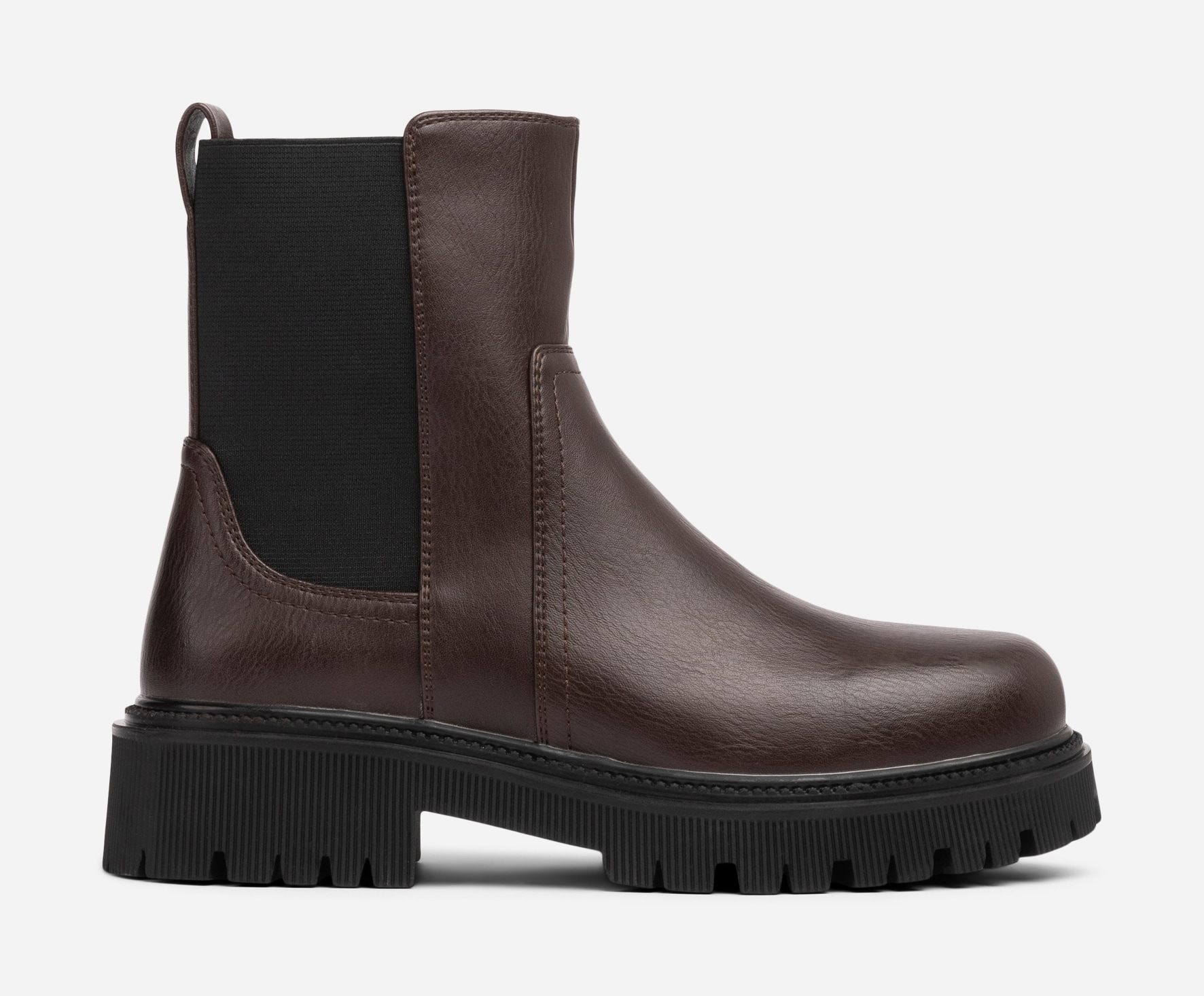 ALLEY, Varmforet chelseaboots Brun