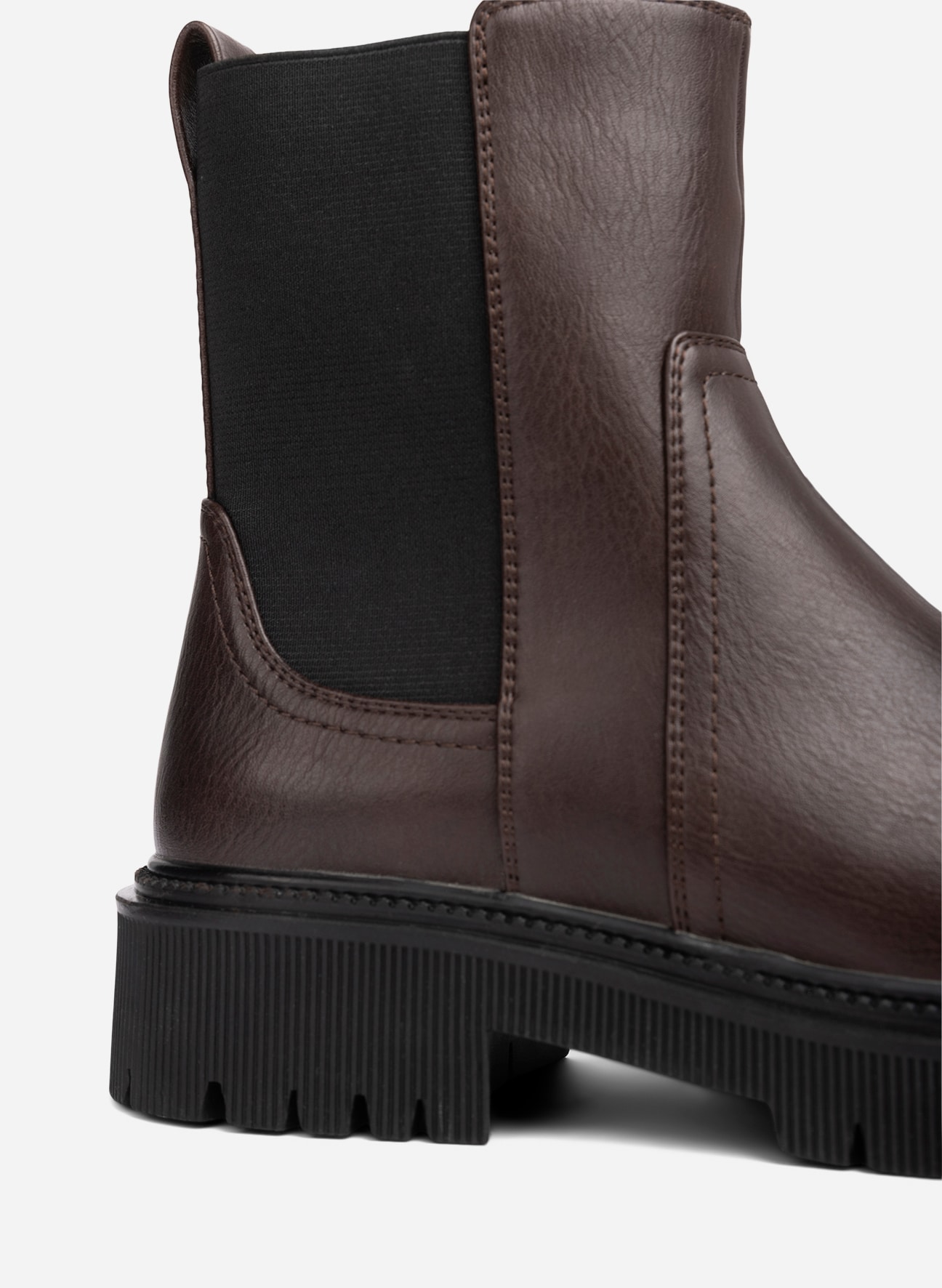 ALLEY, Varmforet chelseaboots Brun