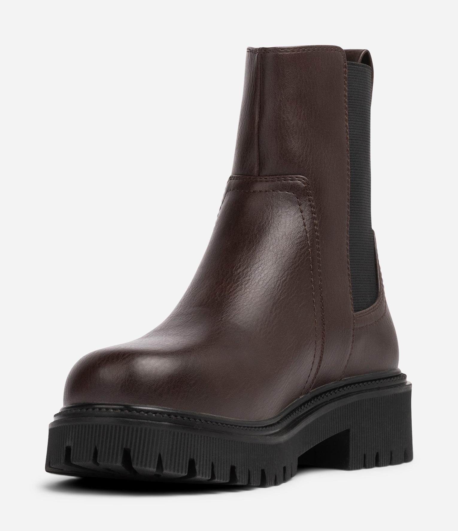 ALLEY, Varmforet chelseaboots Brun