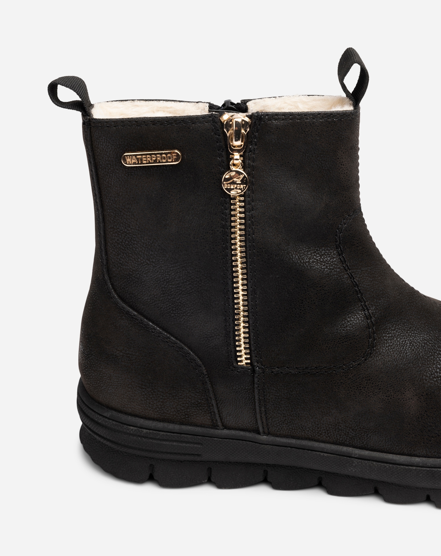 ALLEY COMFORT, Boots waterproof Sort