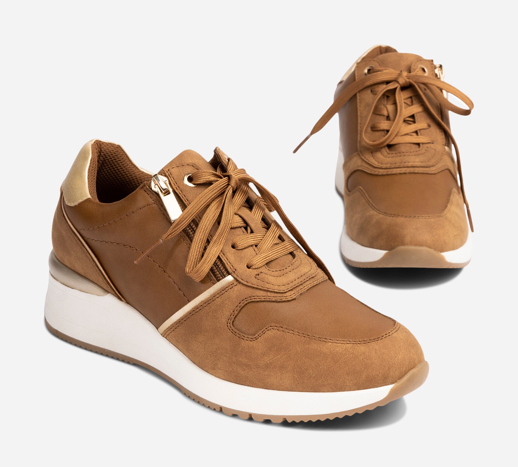 ALLEY COMFORT, Sneakers Brun