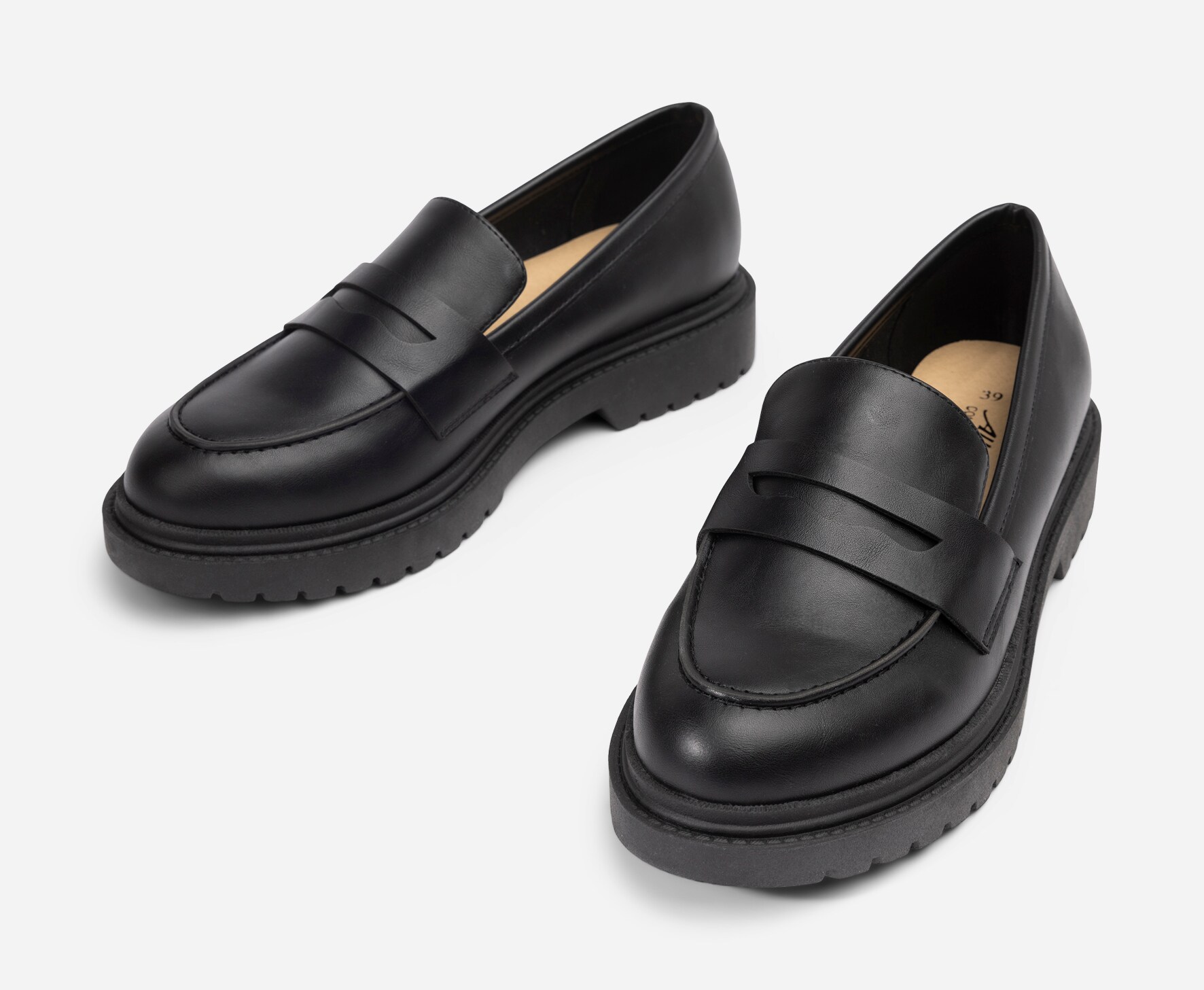 ALLEY COMFORT, Loafers Sort