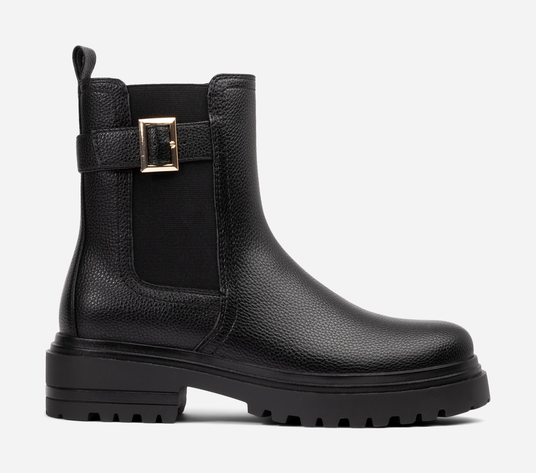 ALLEY, Boots med spenne Sort