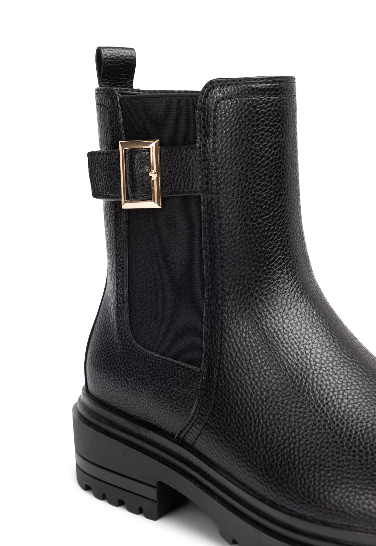 ALLEY, Boots med spenne Sort