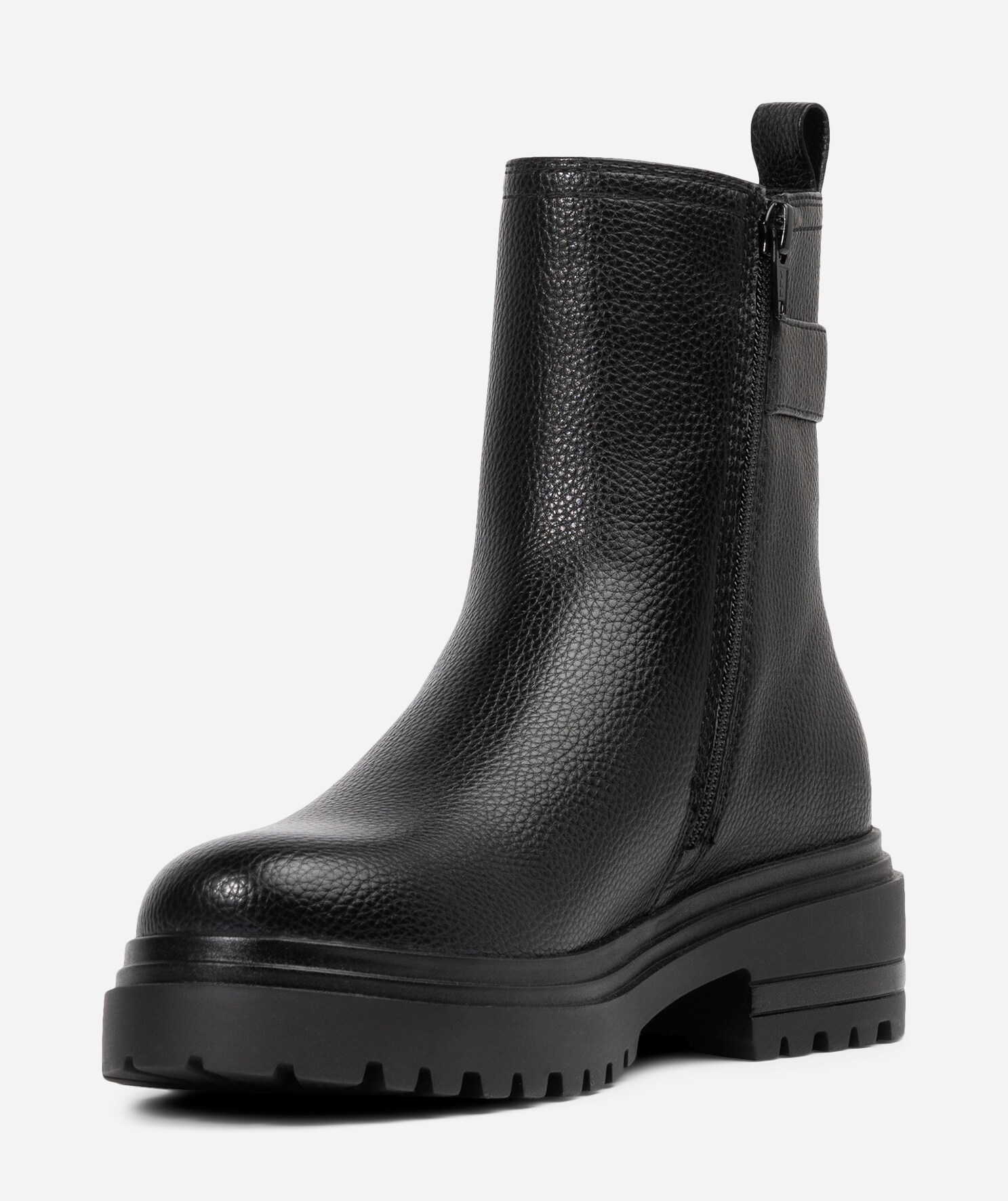 ALLEY, Boots med spenne Sort