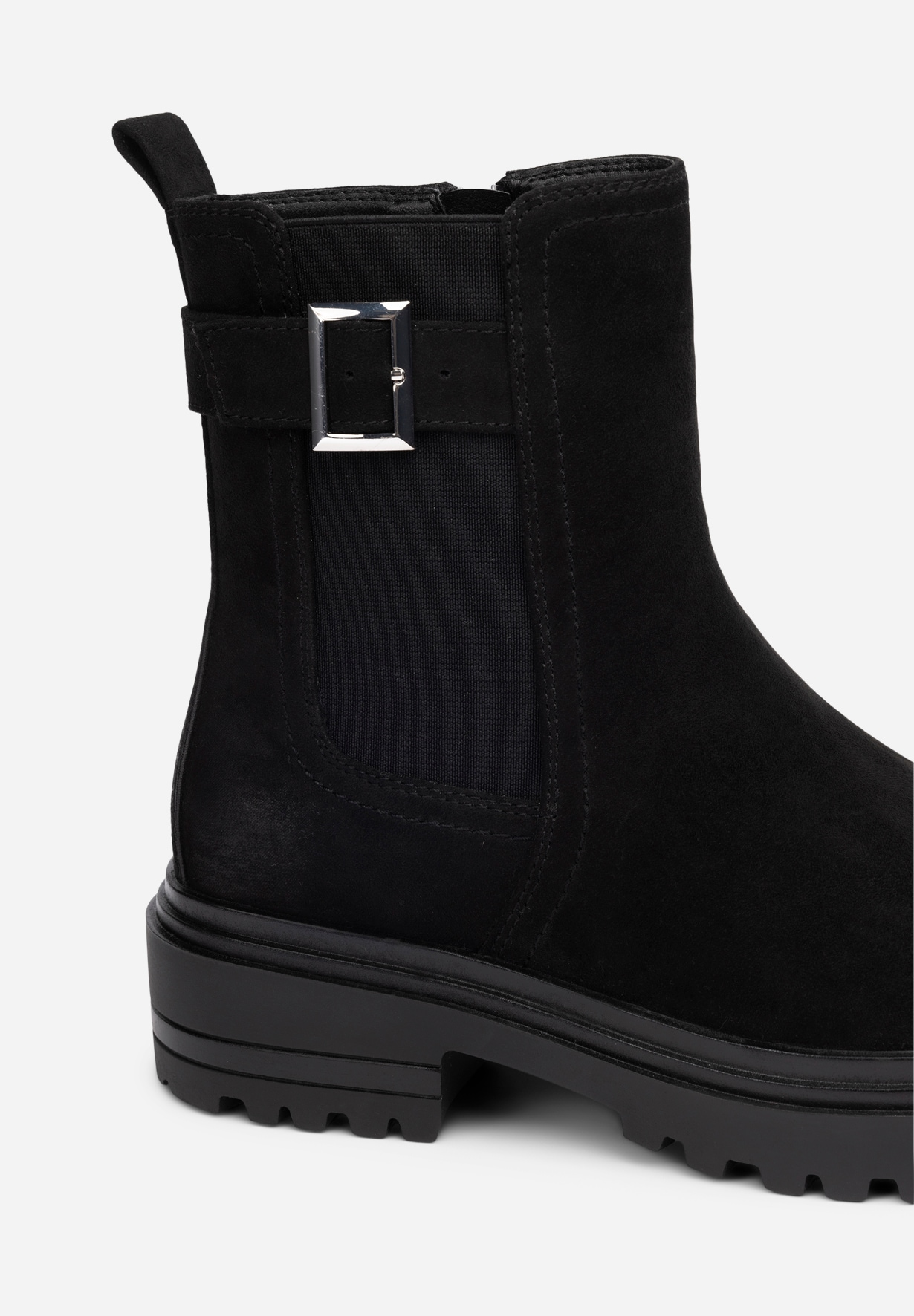 ALLEY, Boots med spenne Sort