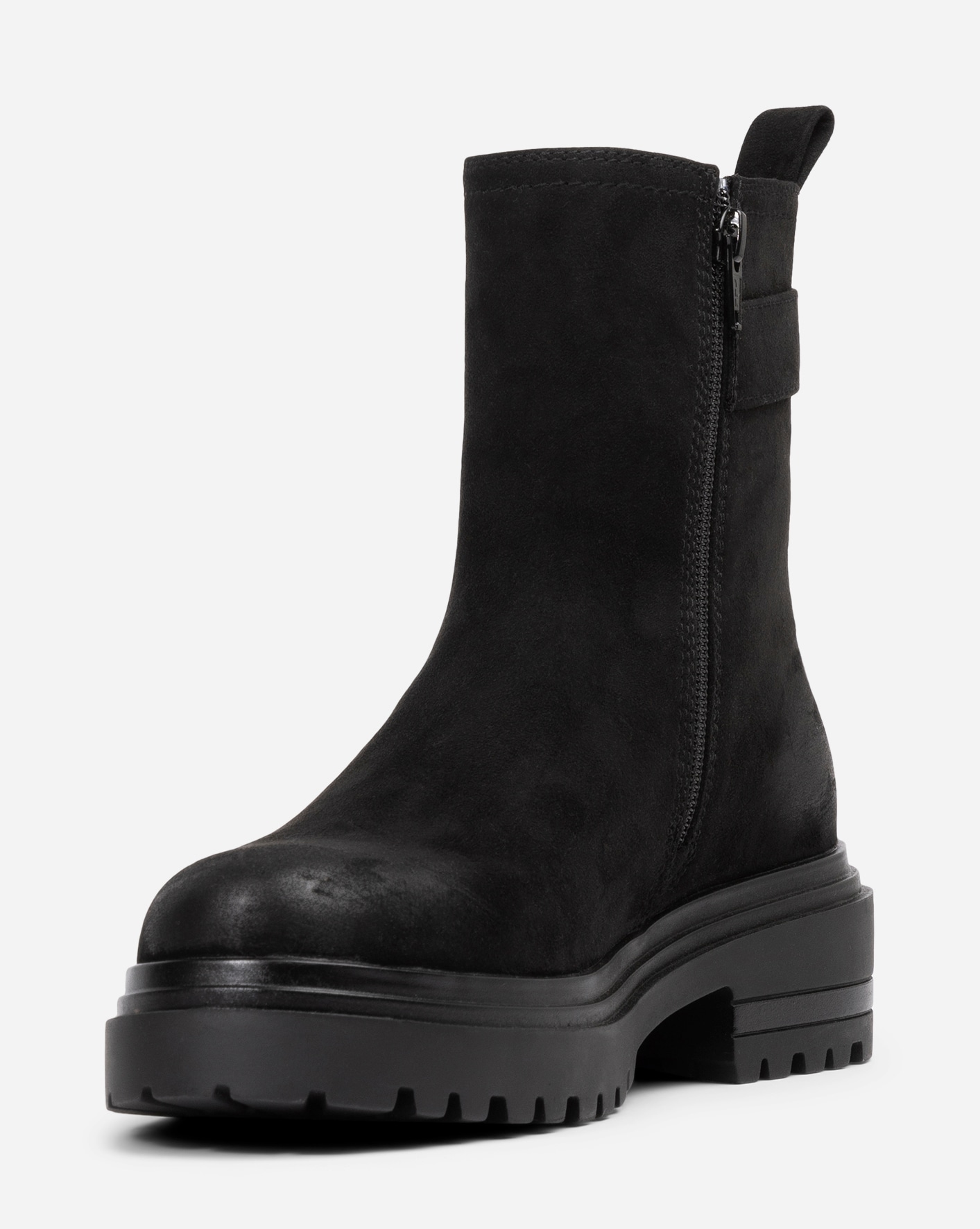 ALLEY, Boots med spenne Sort