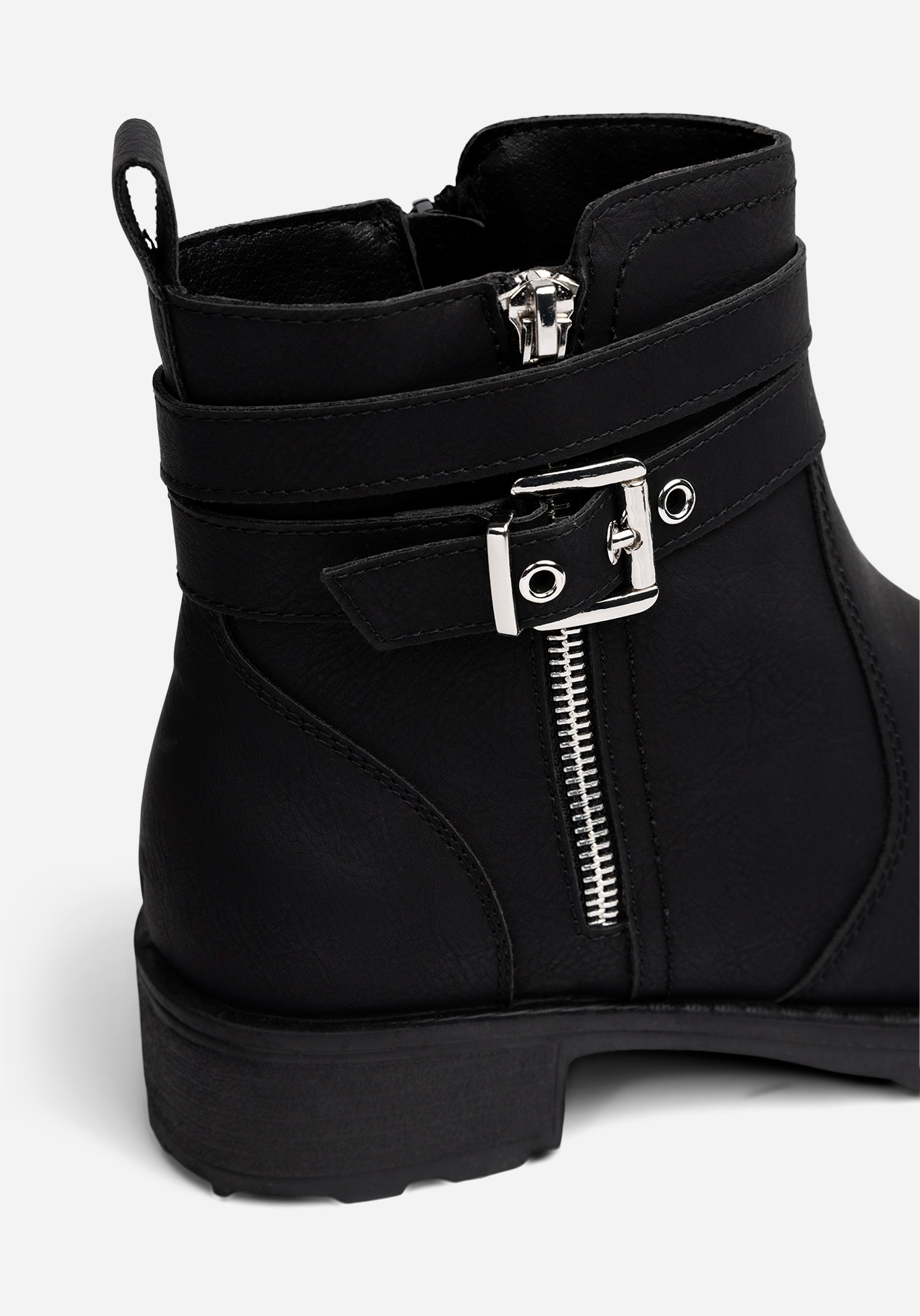 CLOU, Boots med spenne Sort