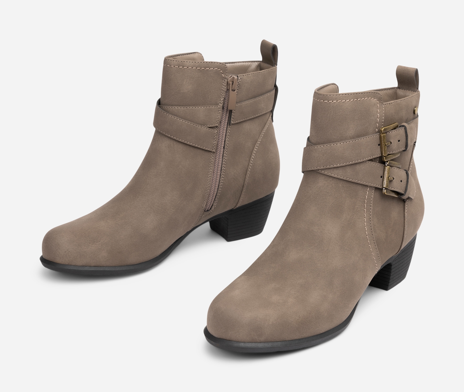 ALLEY COMFORT, Boots med spenne Brun