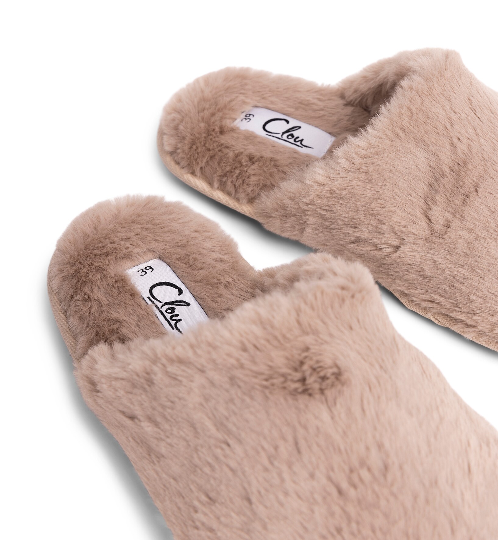 CLOU, Tøfler Beige
