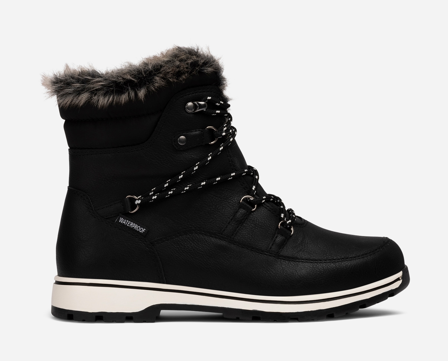 LEJON, Varmforet skolett waterproof Sort