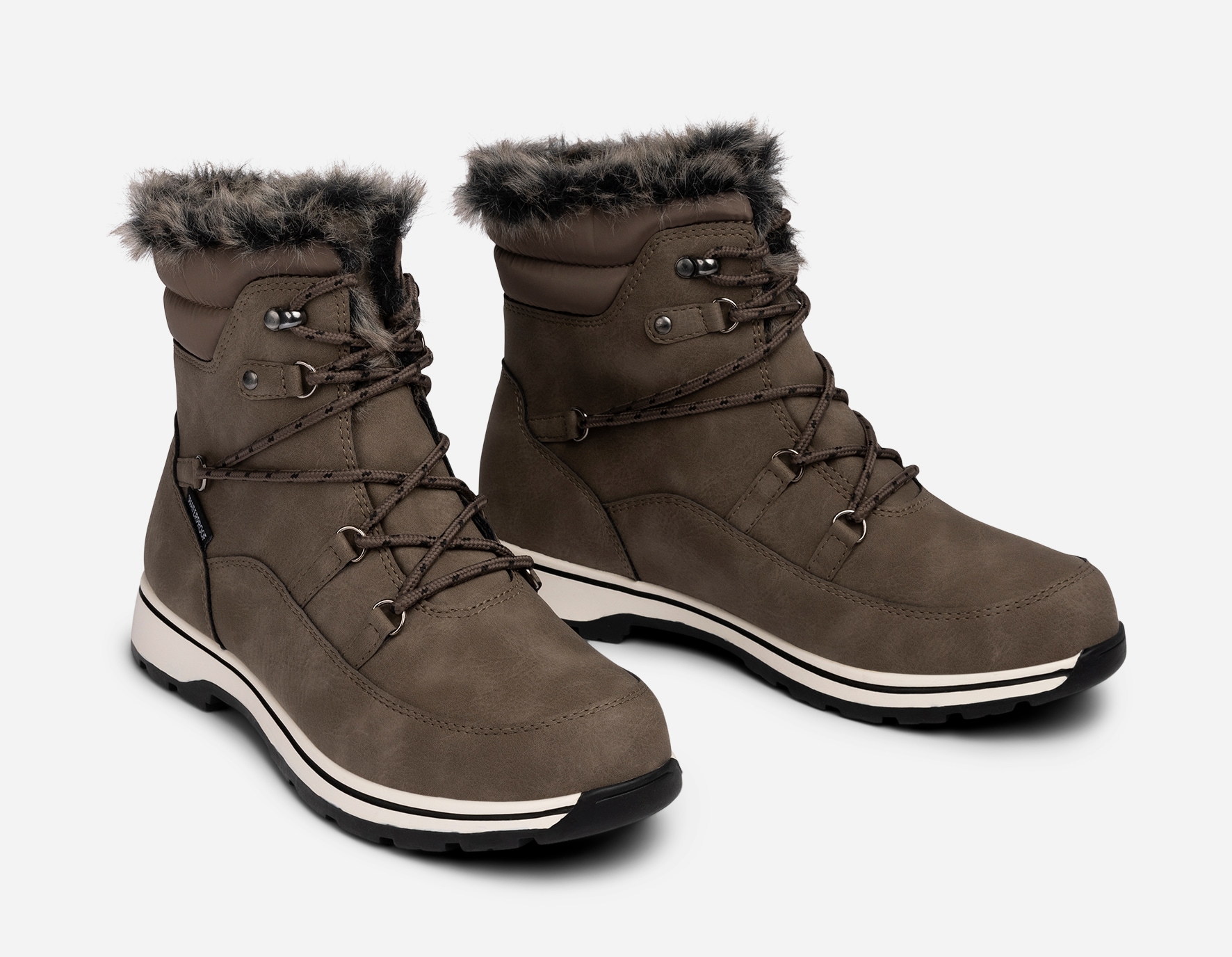 LEJON, Varmforet skolett waterproof Beige