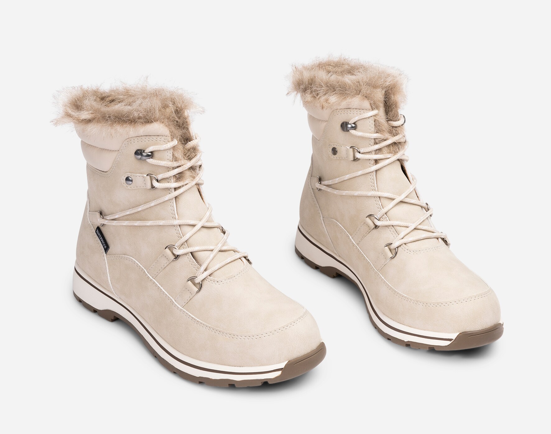 LEJON, Varmforet skolett waterproof Beige