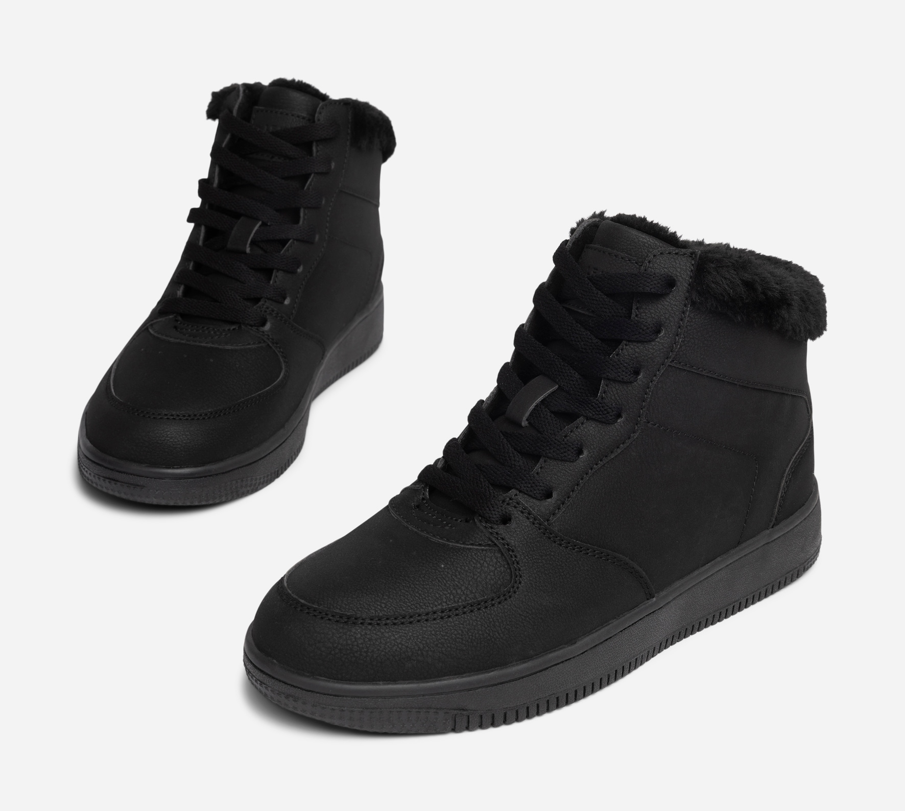 LEJON, Varmforet høy sneakers Sort