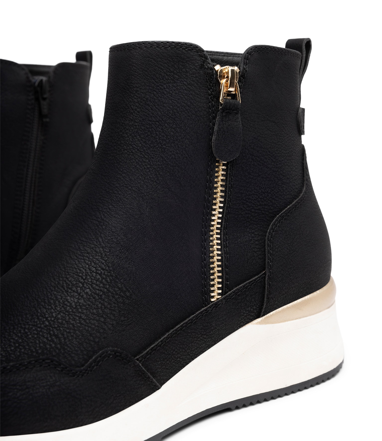 CLOU COMFORT, Boots med glidelås Sort