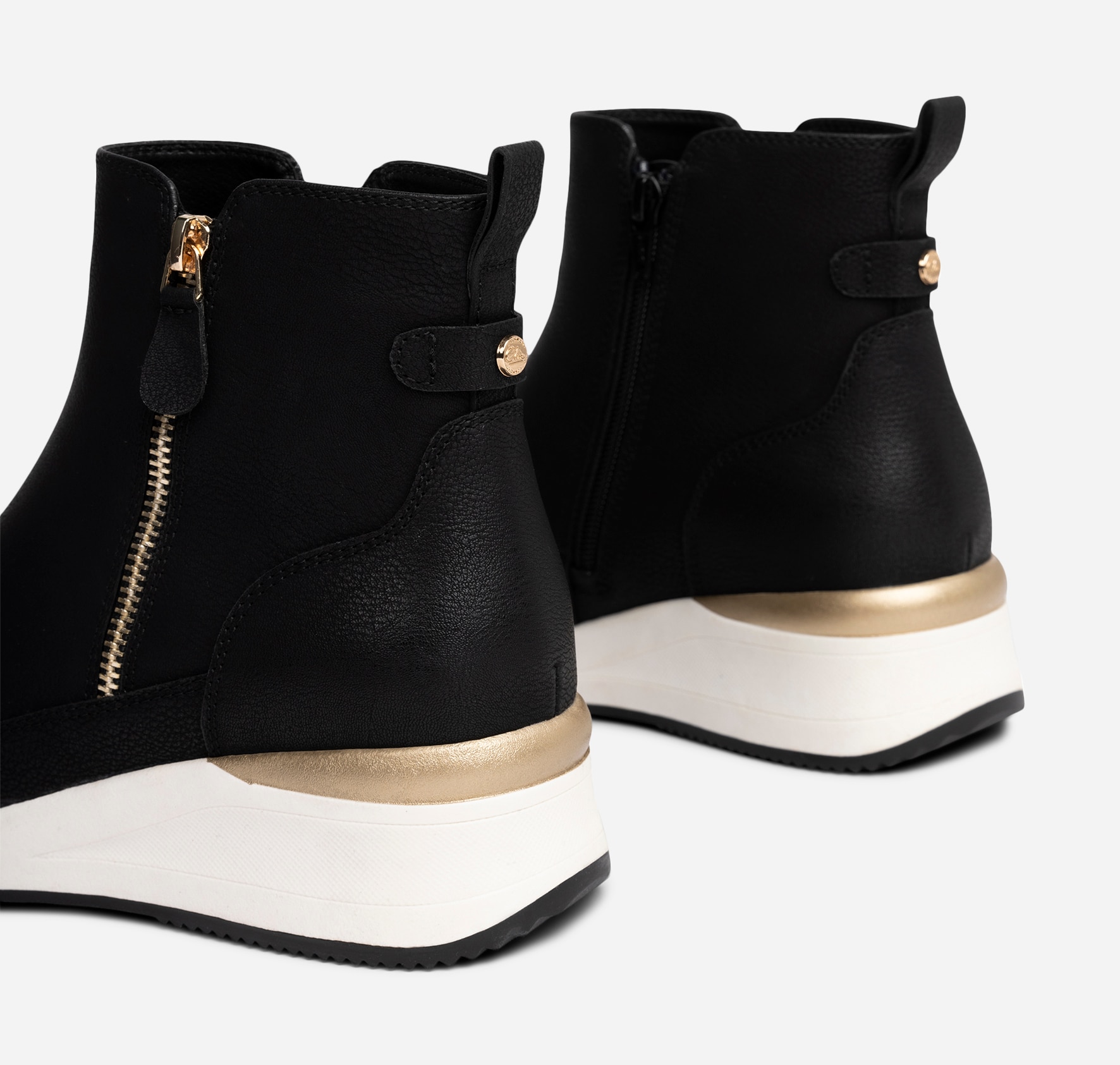 CLOU COMFORT, Boots med glidelås Sort