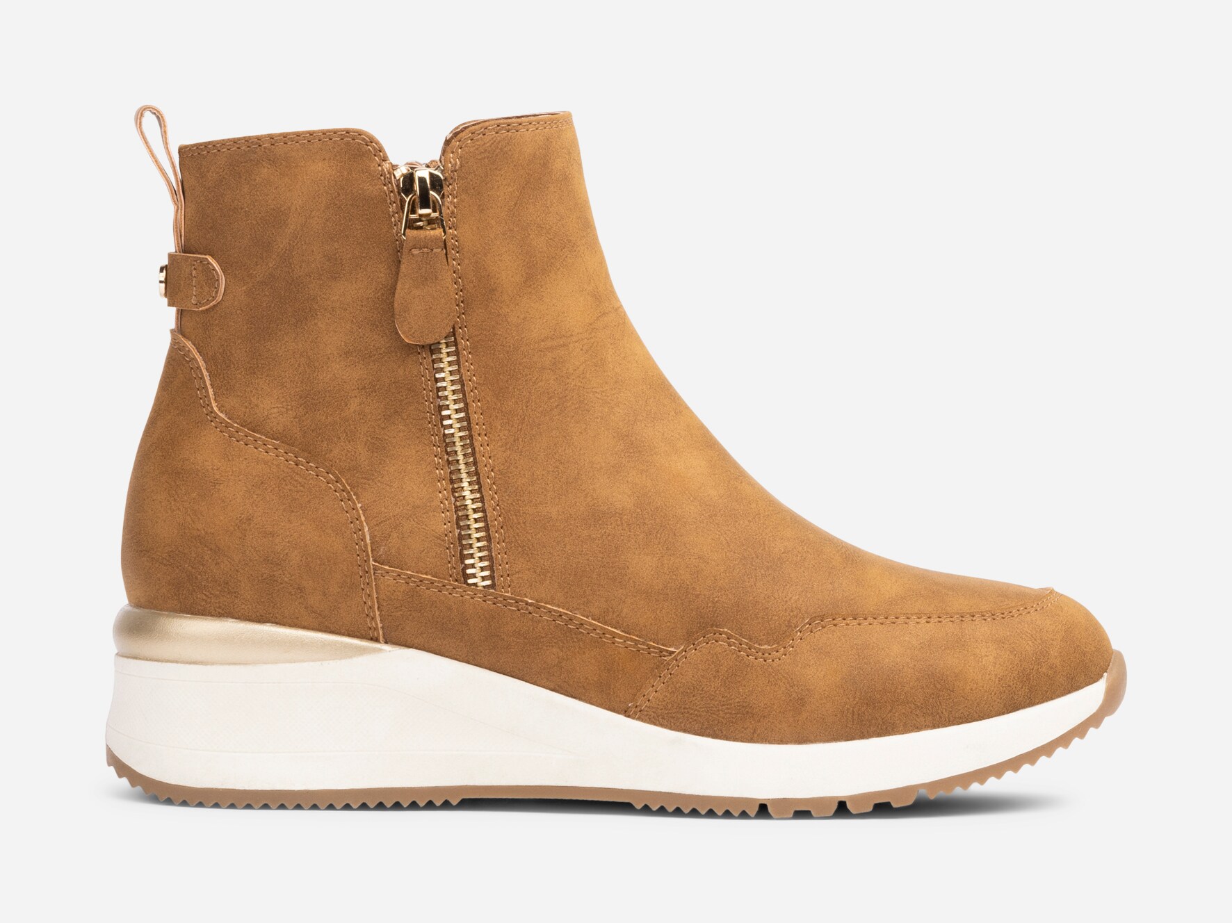 ALLEY COMFORT, Boots med glidelås Brun