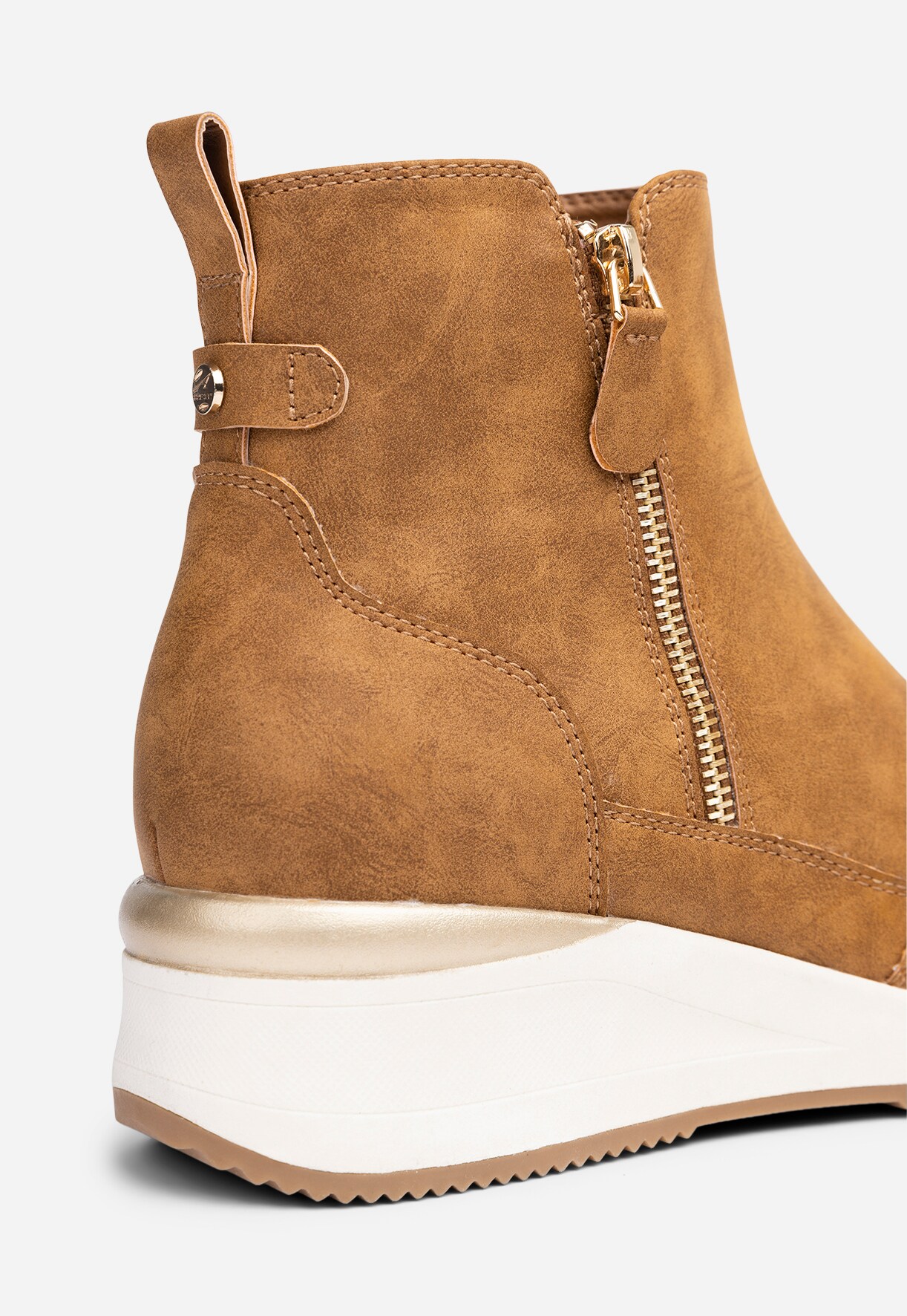 ALLEY COMFORT, Boots med glidelås Brun