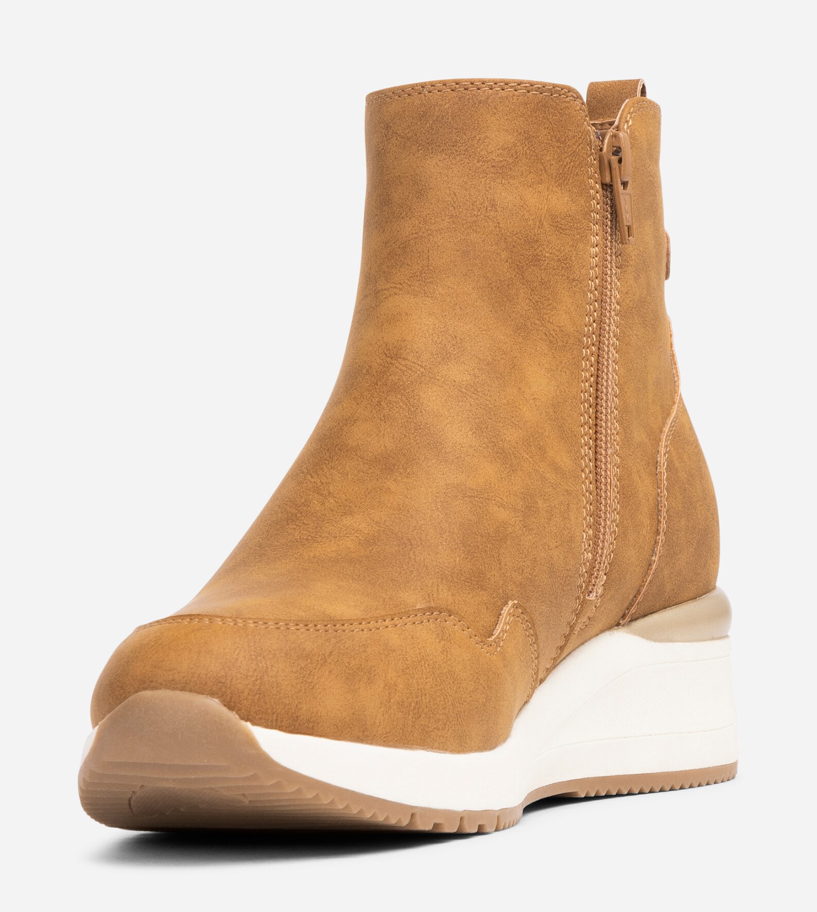 ALLEY COMFORT, Boots med glidelås Brun