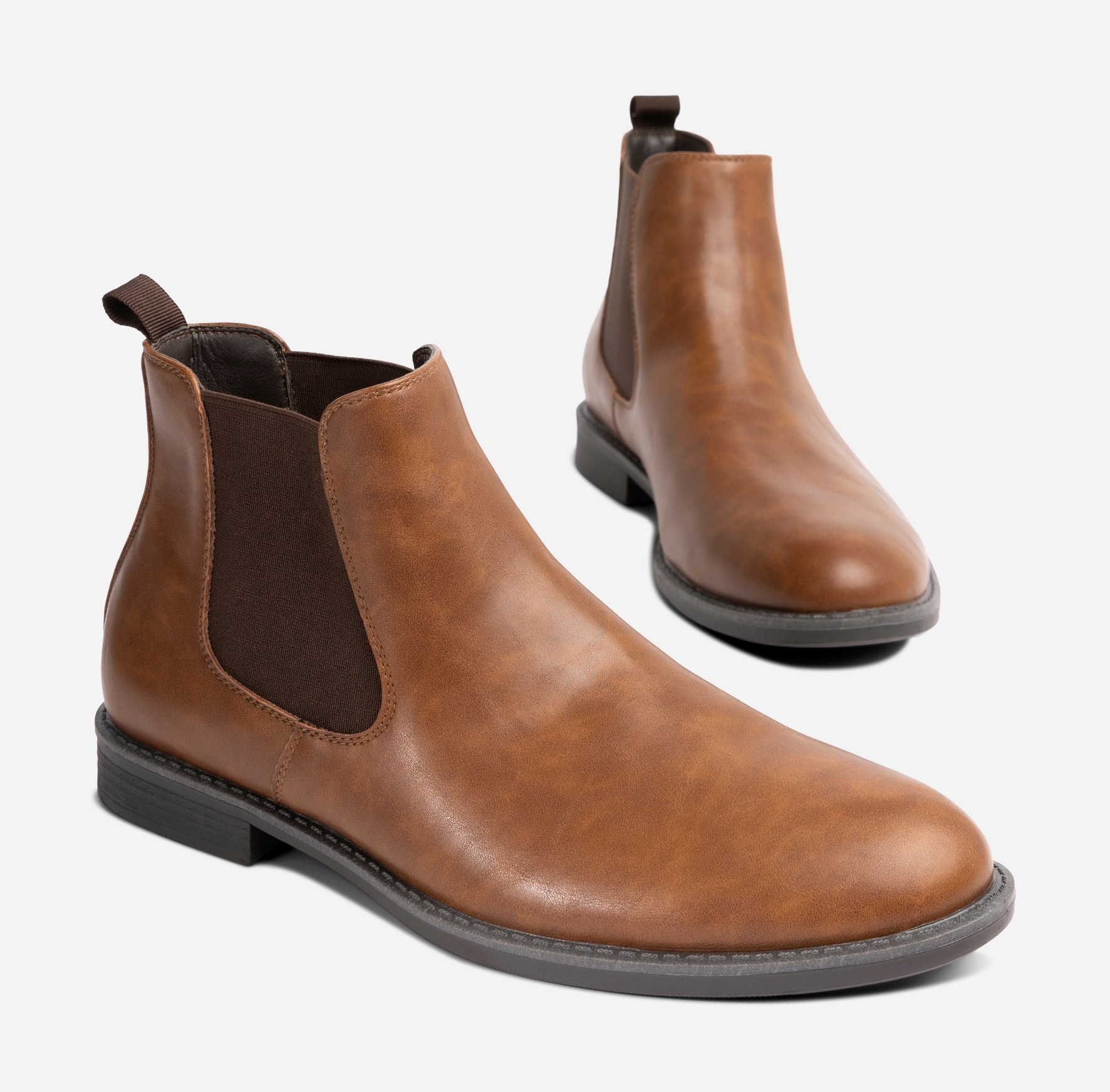 STEPSIDE COMFORT, Chelseaboots Brun
