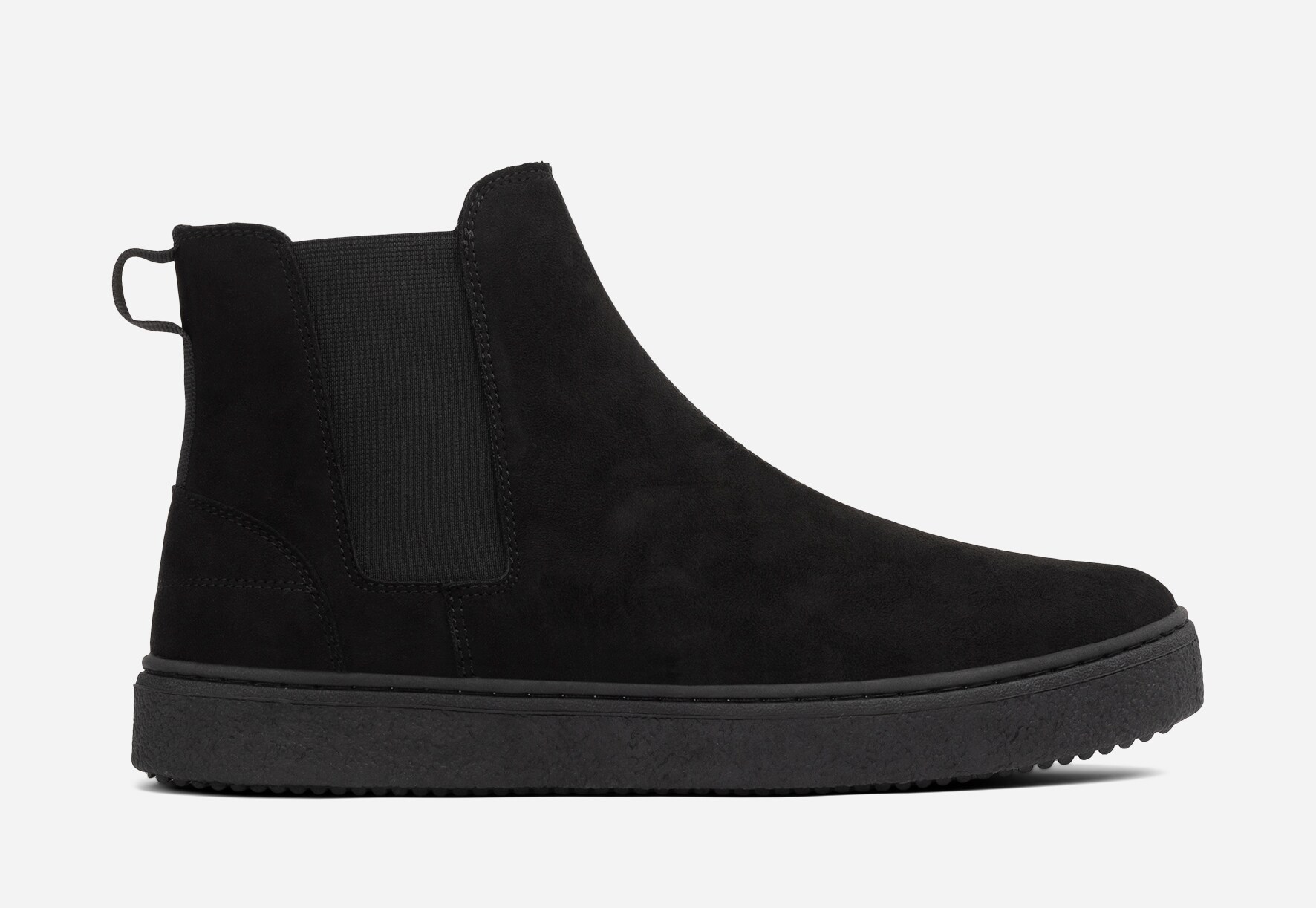 LEJON, Varmforet chelseaboots Sort