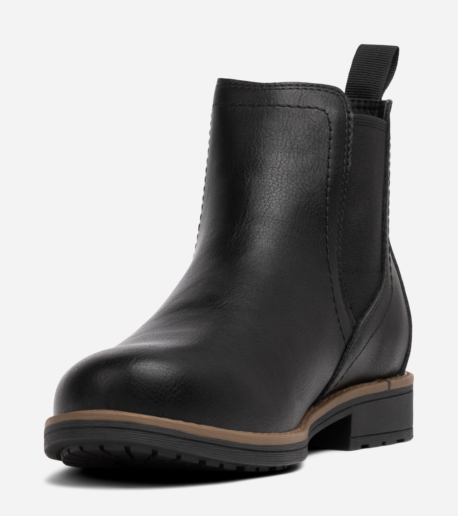 STEPSIDE, Varmforet chelseaboots Sort