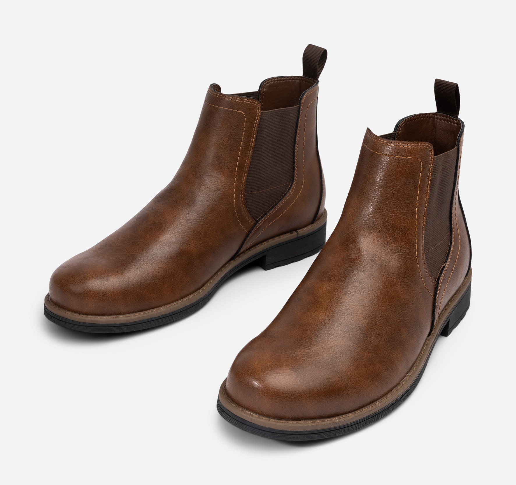 STEPSIDE, Varmforet chelseaboots Brun