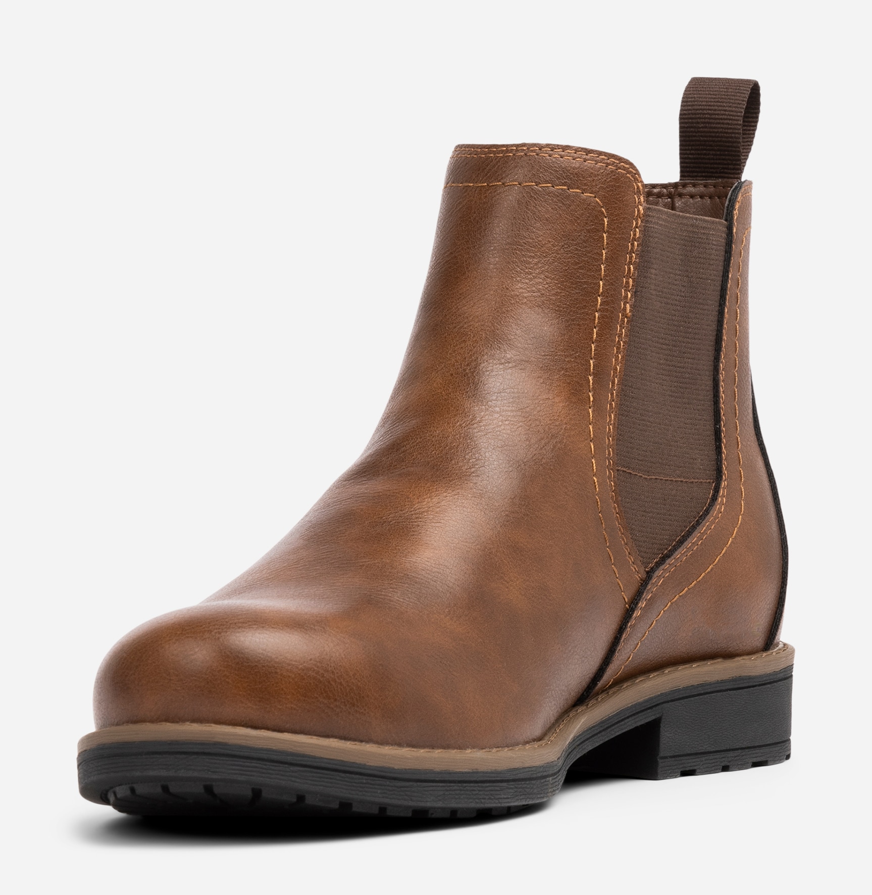 STEPSIDE, Varmforet chelseaboots Brun