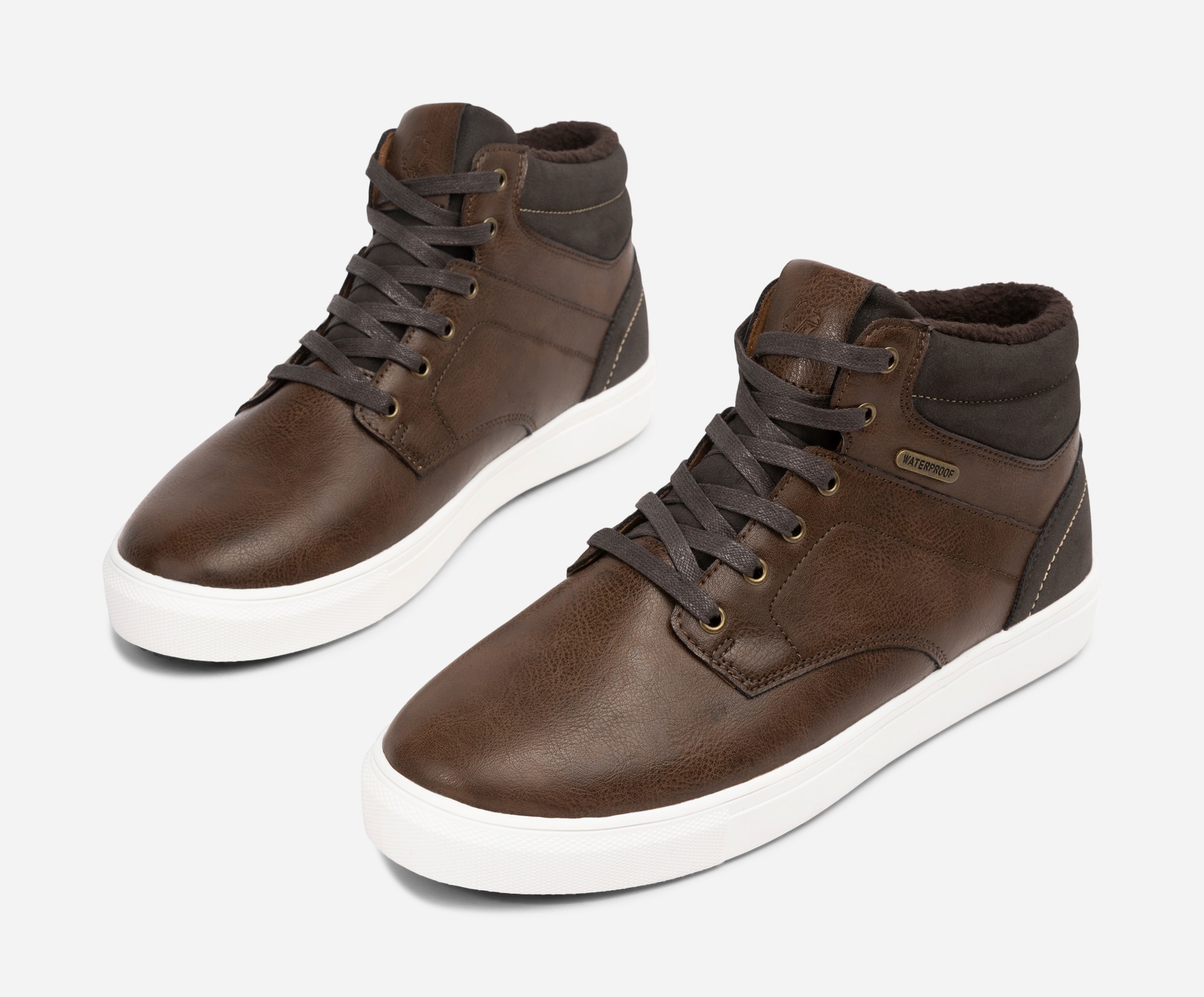 LEJON, Varmforet skolett waterproof Brun