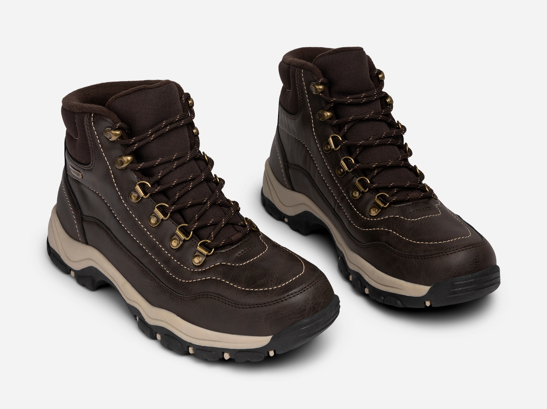 STEPSIDE, Skolett waterproof Brun