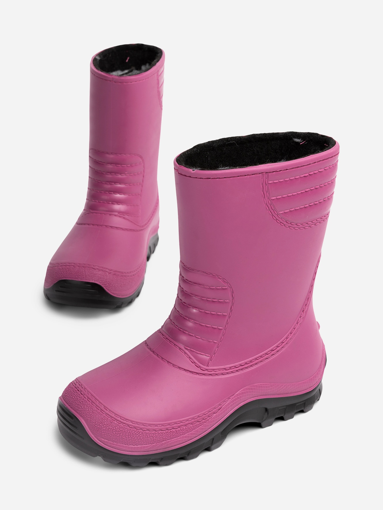 LEJON, Varmforet gummistøvel Rosa
