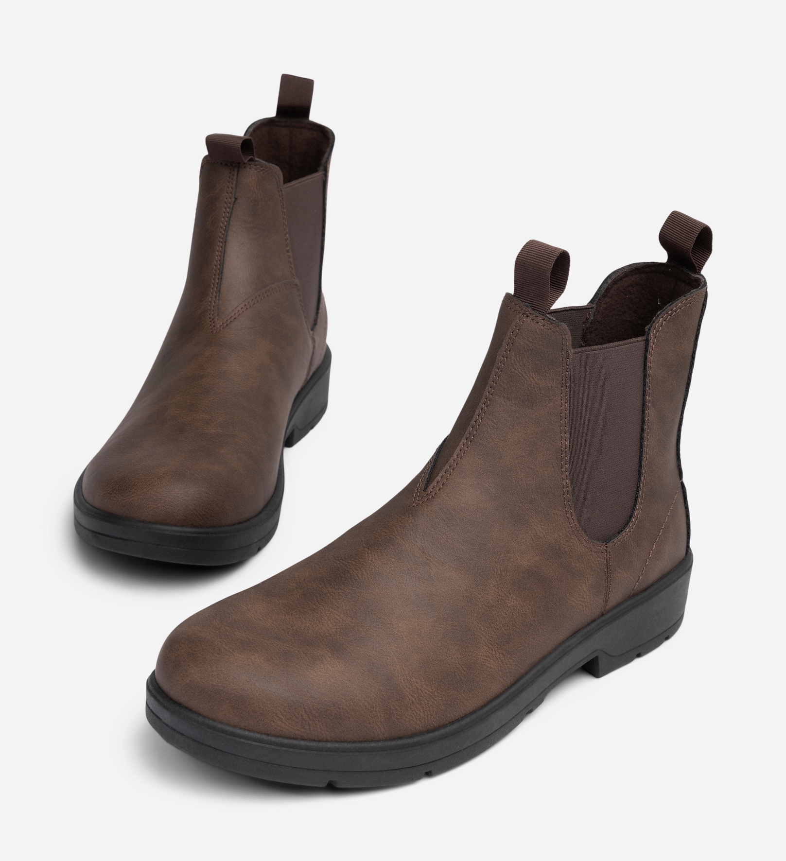 STEPSIDE, Fleeceforet chelseaboots Brun