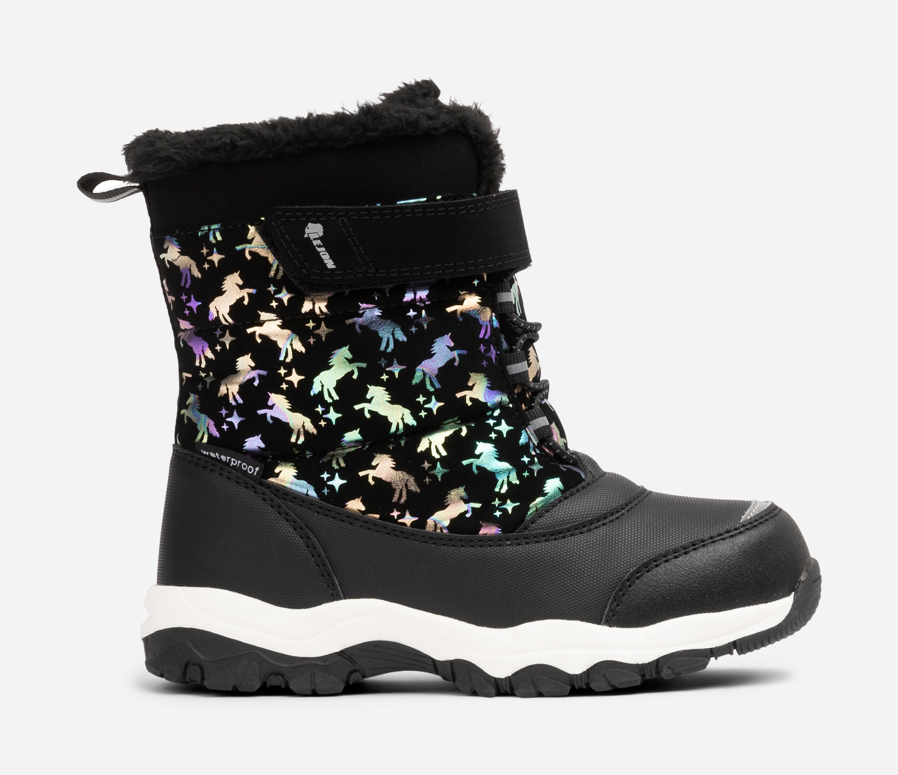 LEJON, Varmforet skolett waterproof Sort