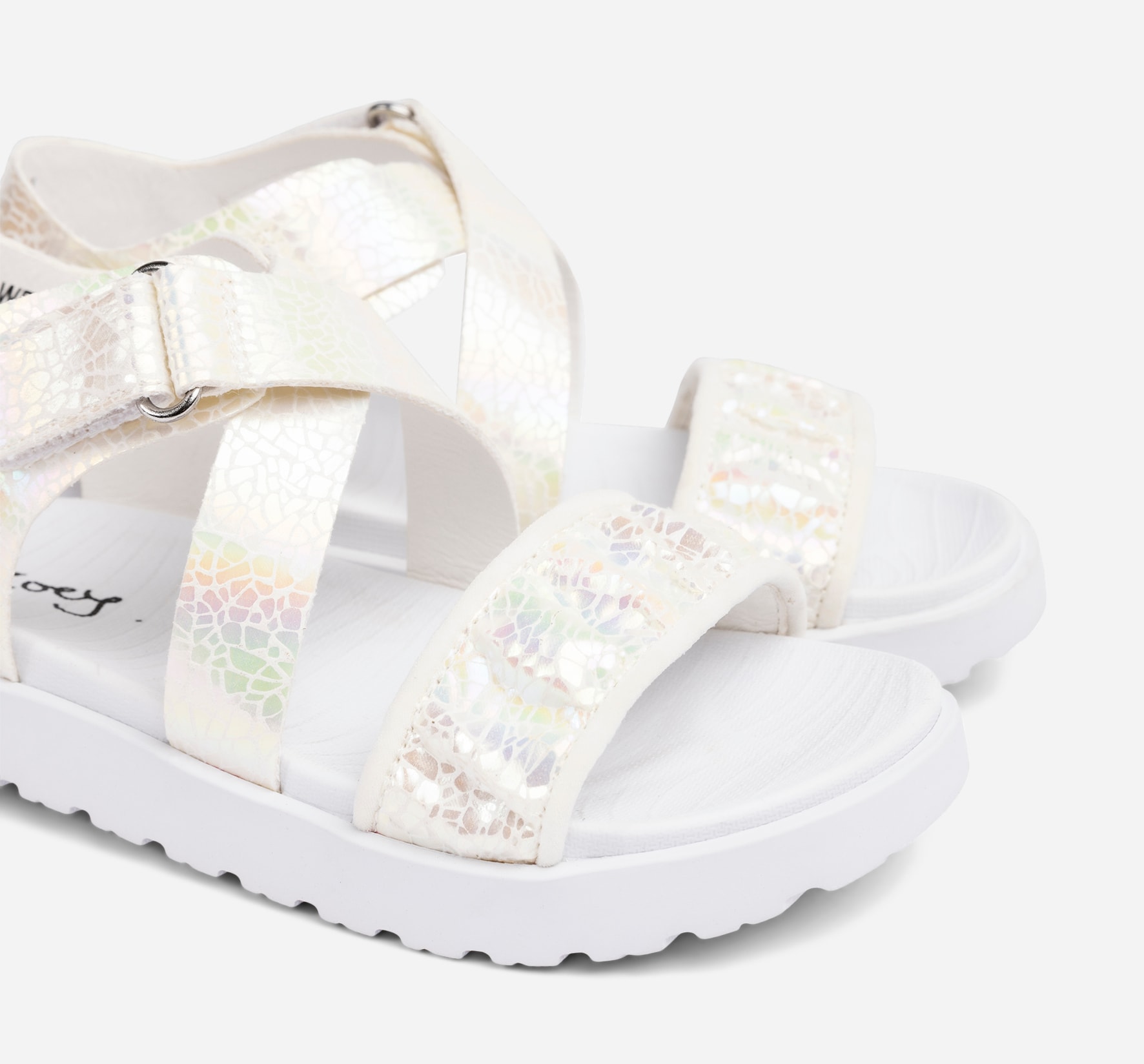 ZOEY, Sandal med reimer Flerfarget