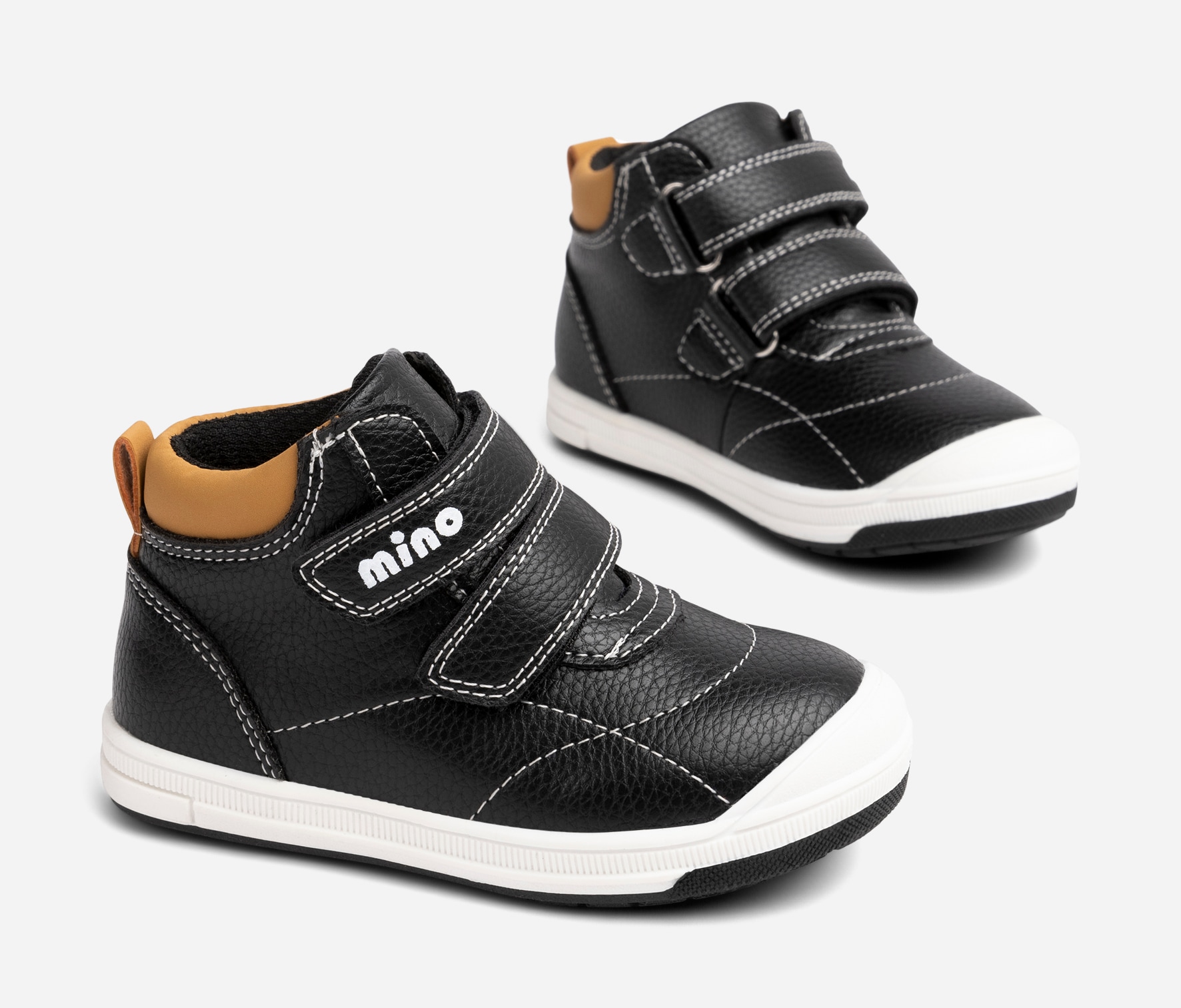 Mino, Lær-å-gå-sko Sort