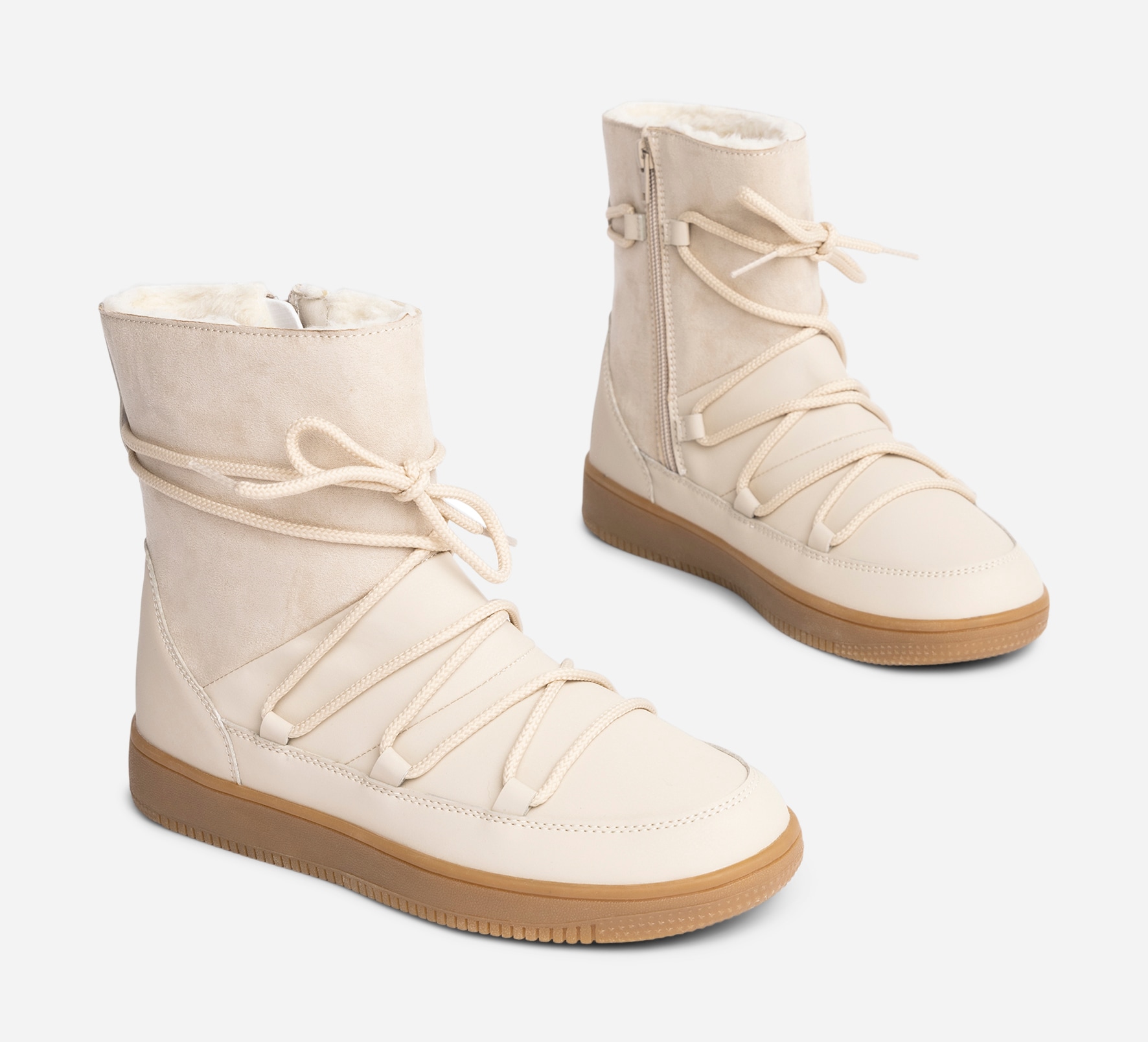 LEJON, Varmforet boots Beige
